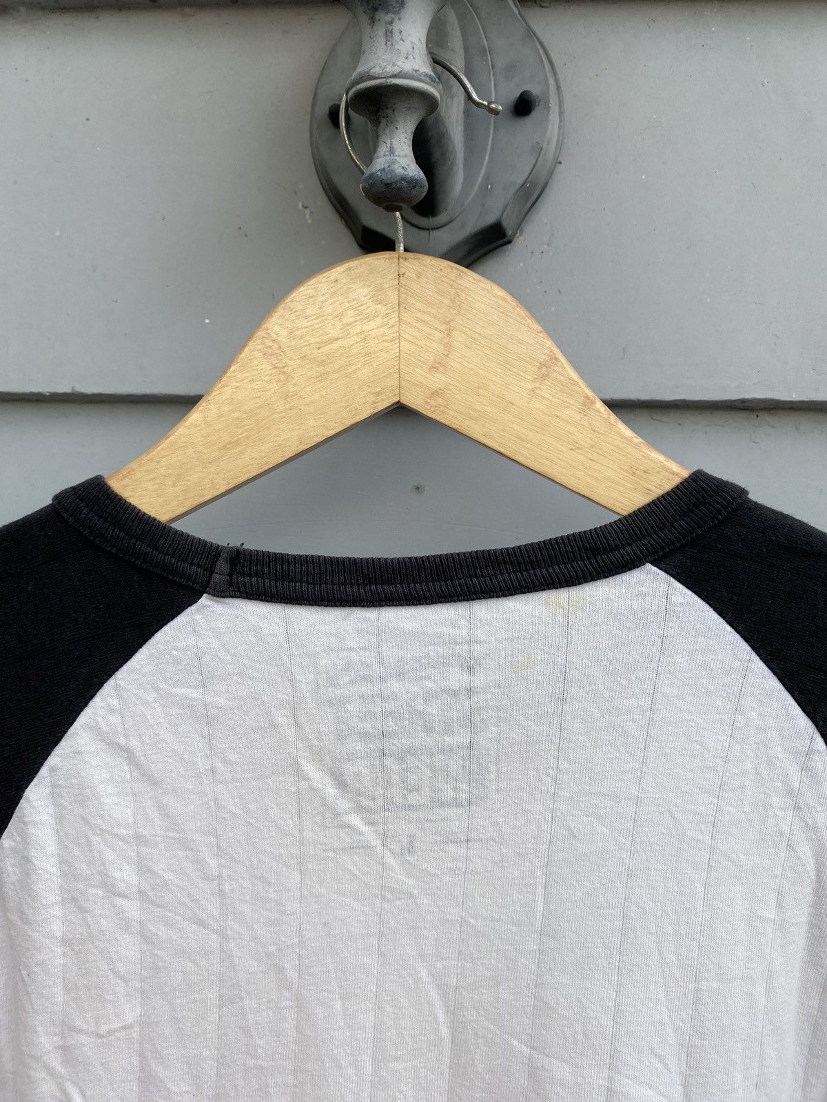 Japanese Brand Vision Street Wear Skull Label & Eagle Poem Graphic Raglan Size US L / EU 52-54 / 3 - 11 Thumbnail