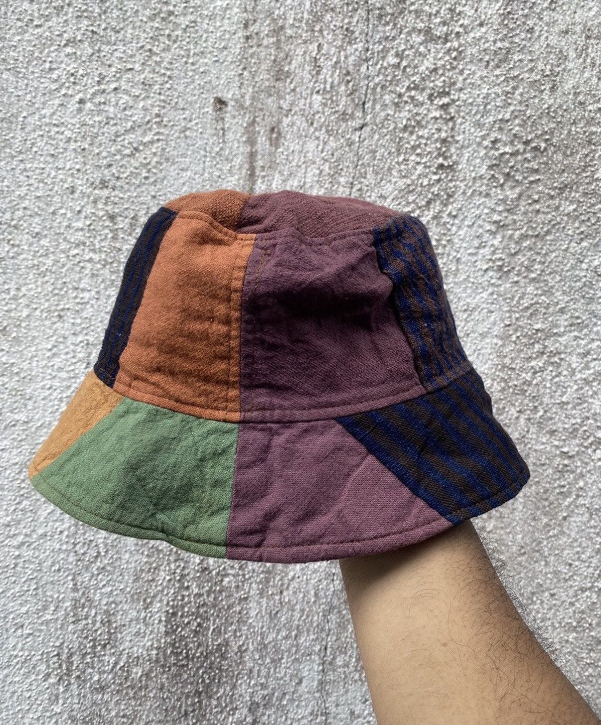 Japanese Brand VTG Patchwork Style Kapital Hat Size ONE SIZE - 2 Thumbnail