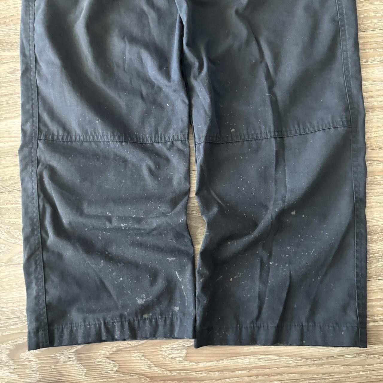 Japanese Brand Crazy Vintage Y2K/2000s Black Streetwear Workwear Skater Style Cargo Pants! 33x32 Size US 33 - 6 Thumbnail