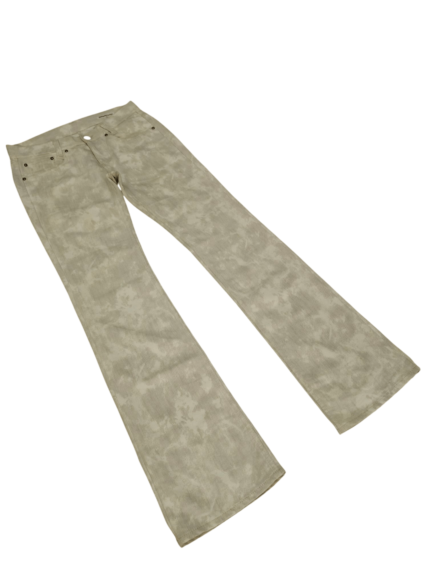 semanticdesign Flare Jeans Semantic Design Snow Camo Denim Bootcut Y2k Lgb Size US 30 / EU 46 - 3 Thumbnail