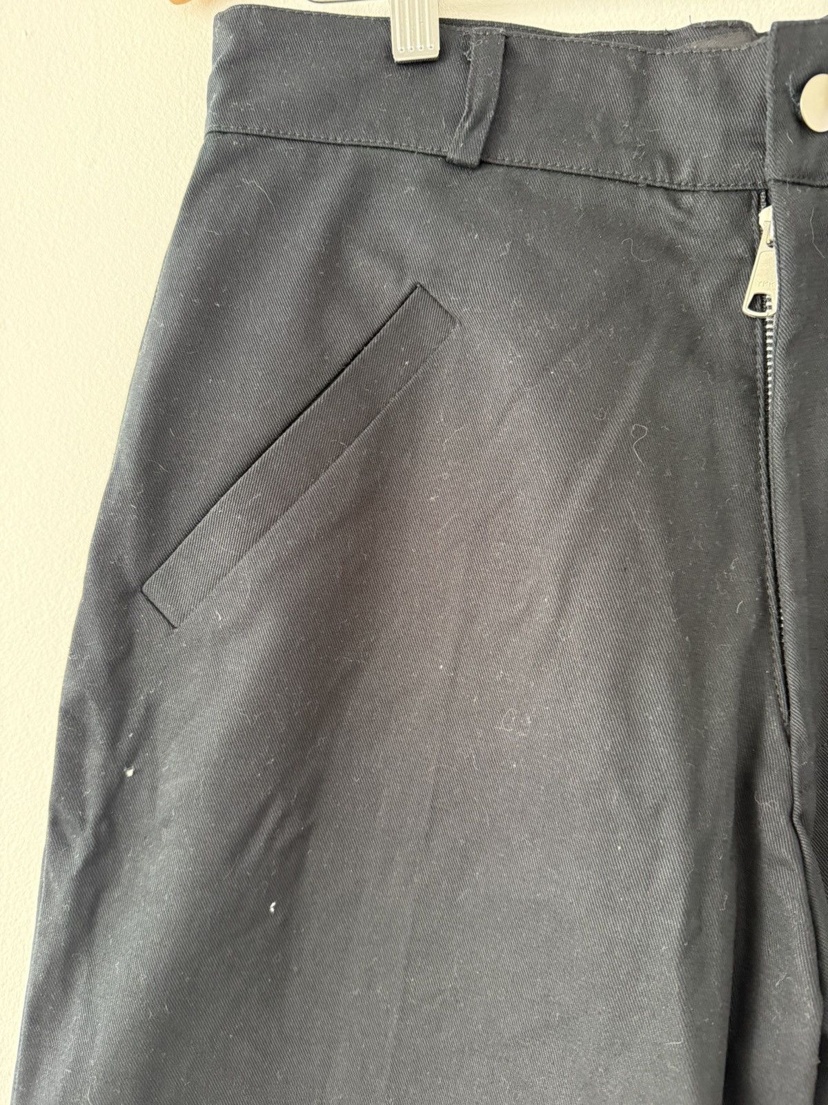SPENCER BADU Spencer Badu black wide leg pants with front button pockets Size US 28 / EU 44 - 4 Thumbnail