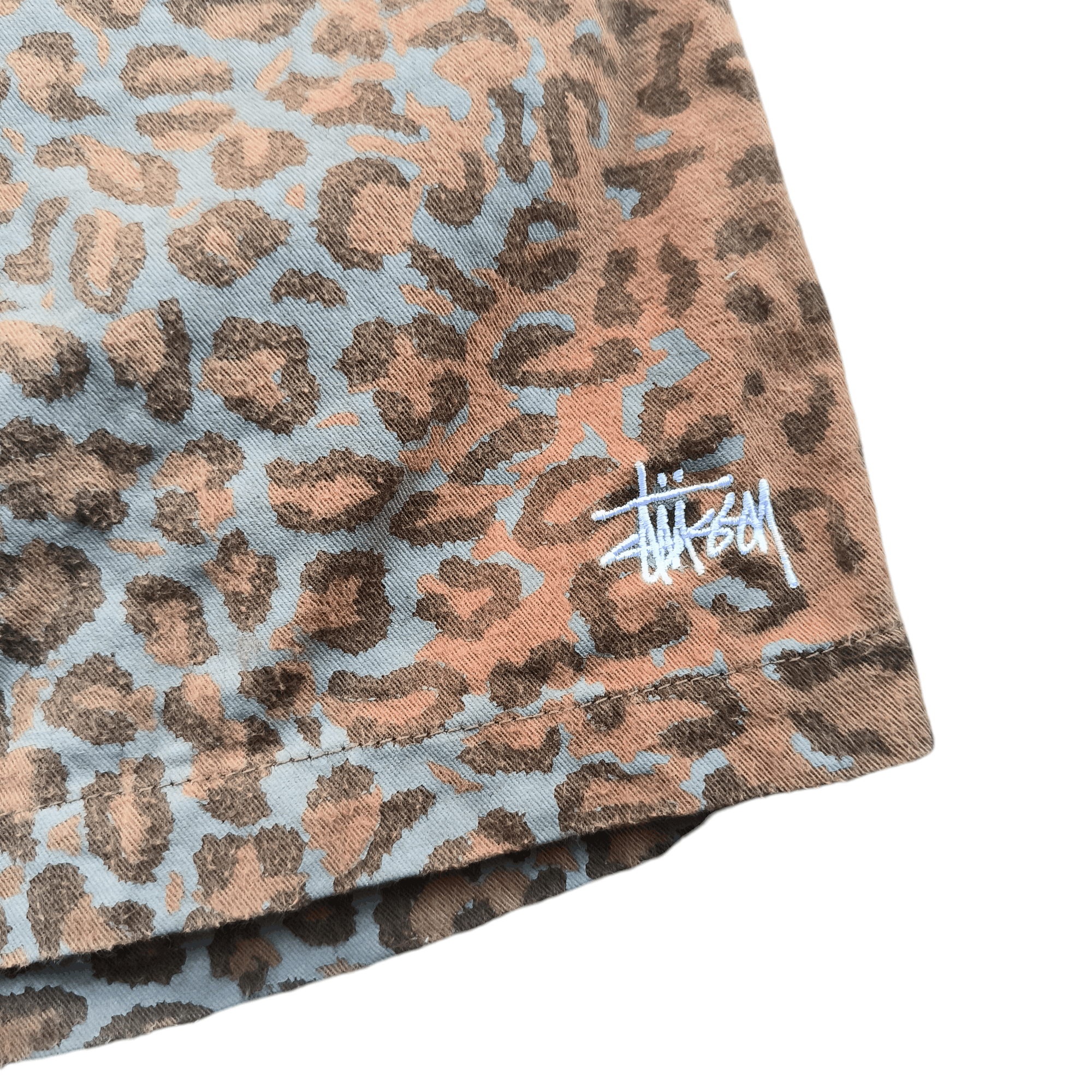 Stussy Stussy Leopard Shorts Size US 36 / EU 52 - 2 Thumbnail