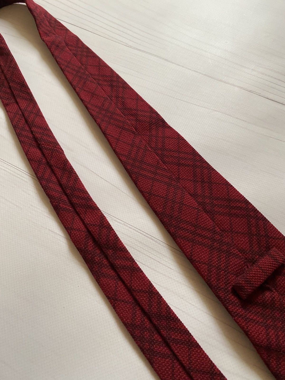 Burberry Vintage Burberry checked cachemire and silk tie Size ONE SIZE - 9 Thumbnail
