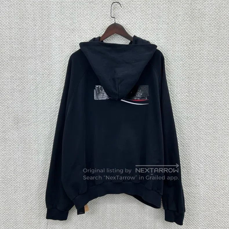 Balenciaga Balenciaga Tape Cola Hooded Zip-up Sweatshirt Size US L / EU 52-54 / 3 - 2 Thumbnail