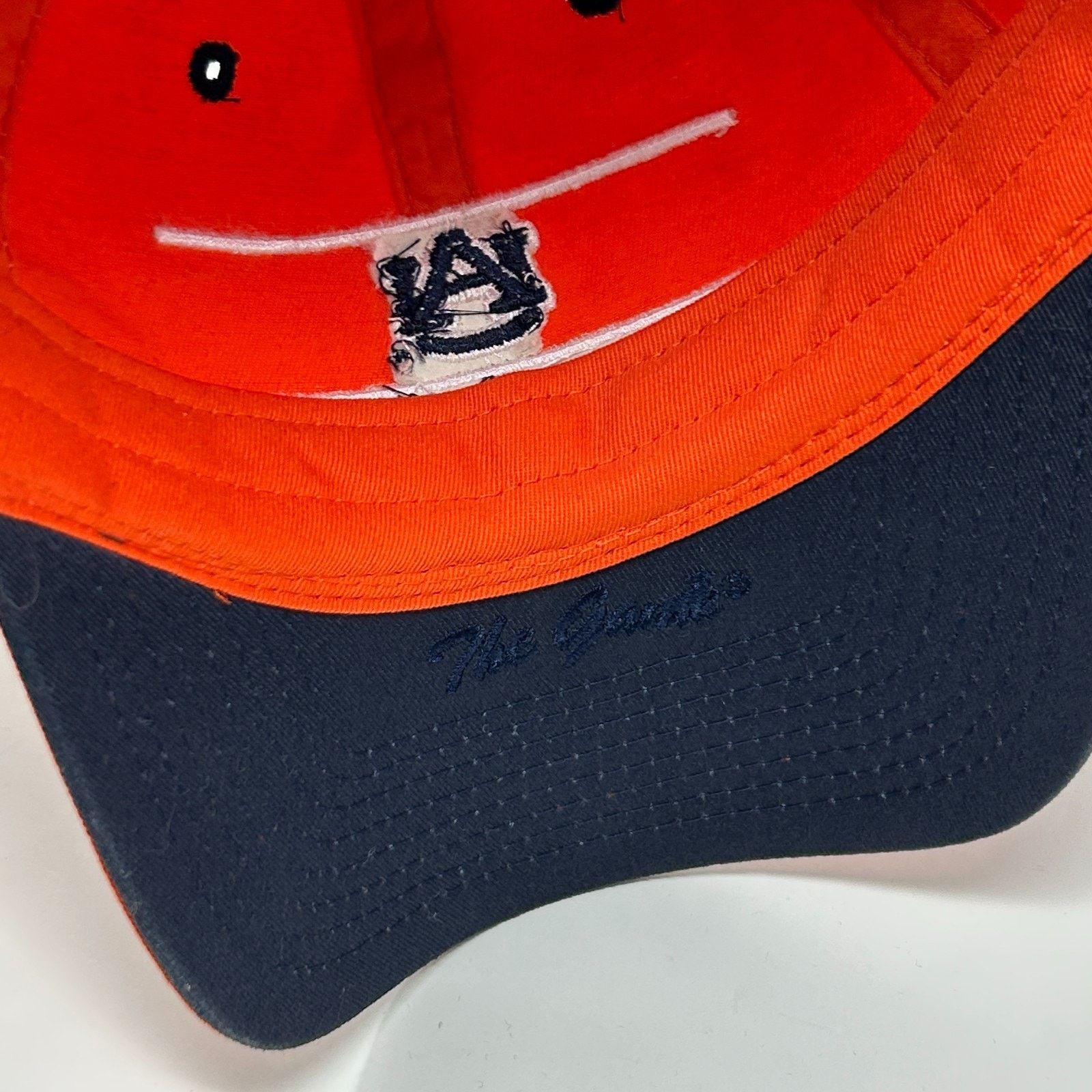 The Game Auburn University AU Tigers Dad Hat Baseball Cap Orange Size ONE SIZE - 5 Thumbnail
