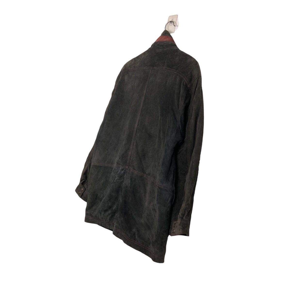 Japanese Brand × Vintage 📌Vintage Worker Hunting Leather Jacket Conceria Egeria Size US M / EU 48-50 / 2 - 11 Thumbnail