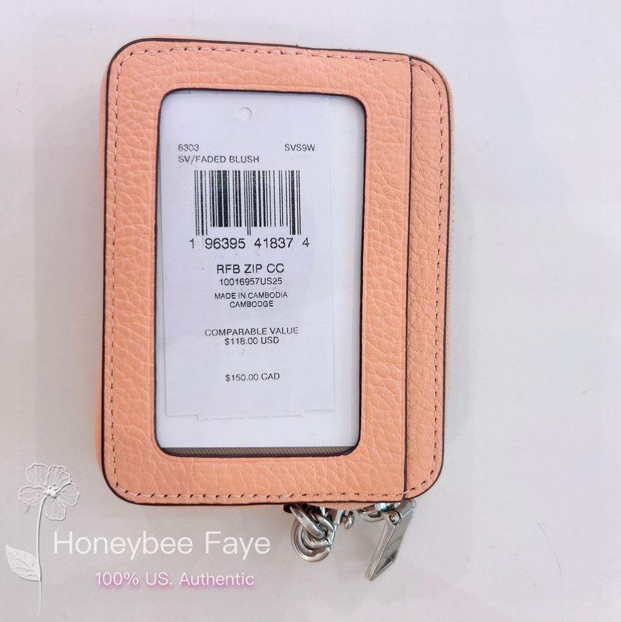 Coach Coach Zip Card Case #6303 Size ONE SIZE - 3 Thumbnail