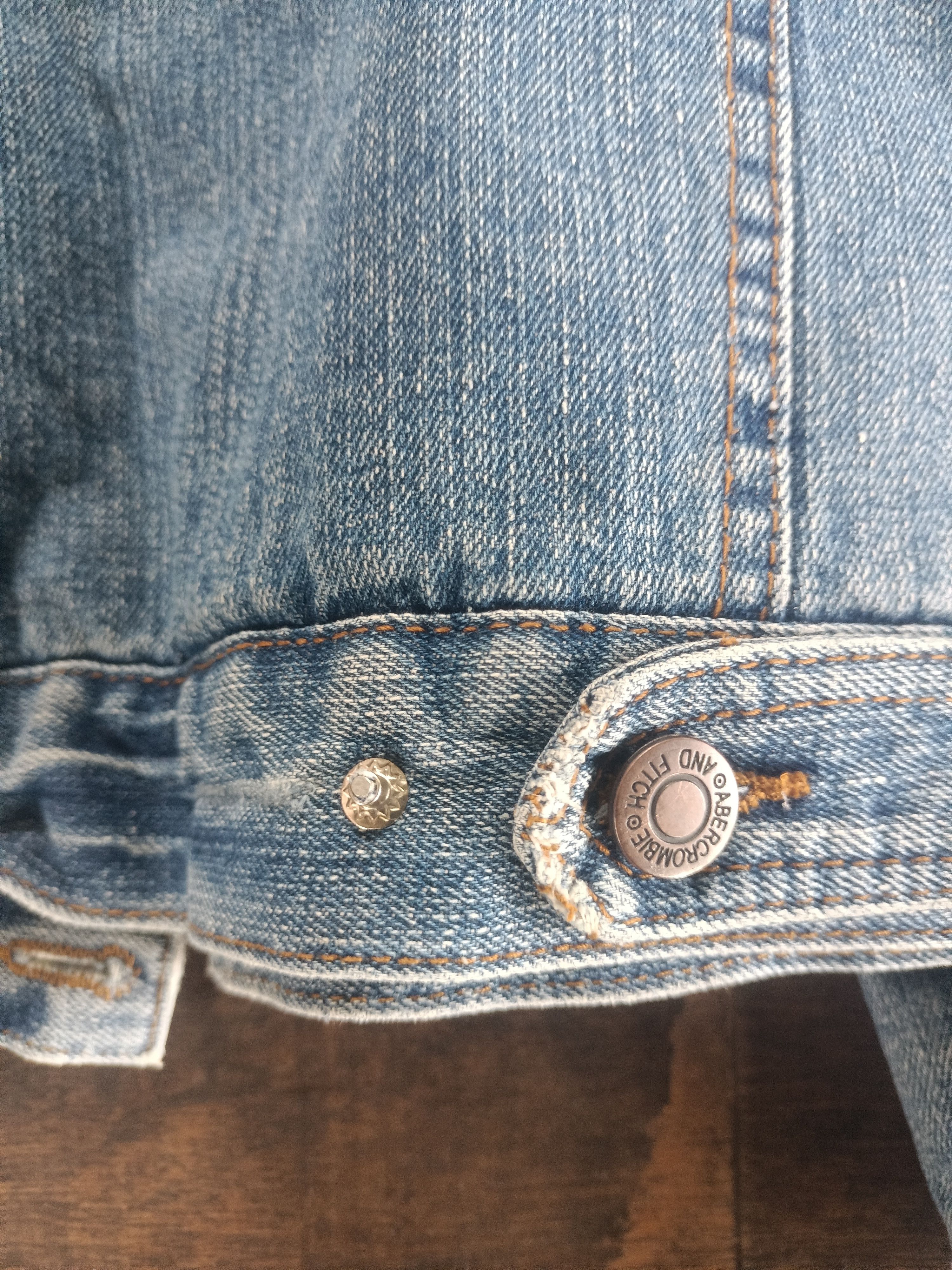 Abercrombie & Fitch Y2K Abercrombie & Fitch Sherpa Lined Denim Trucker Jacket Size S / US 4 / IT 40 - 6 Thumbnail