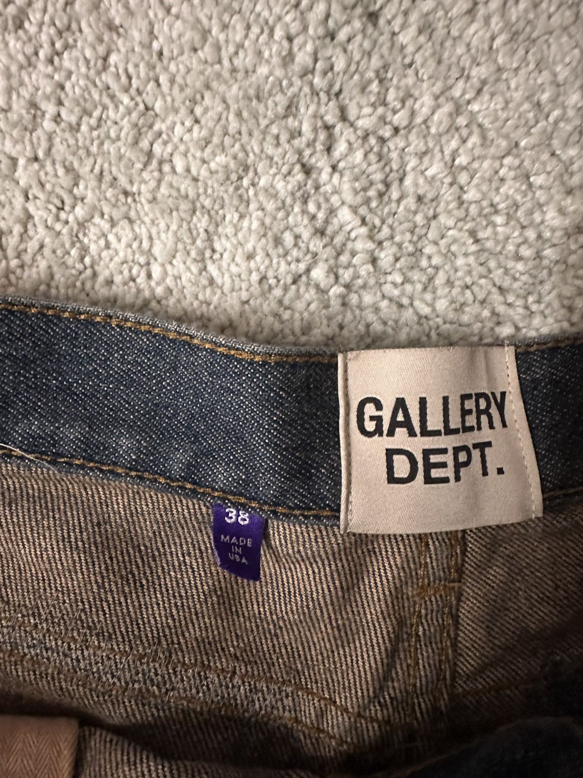 Gallery Dept. Gallery Department Distressed Denim Size US 38 / EU 54 - 4 Thumbnail