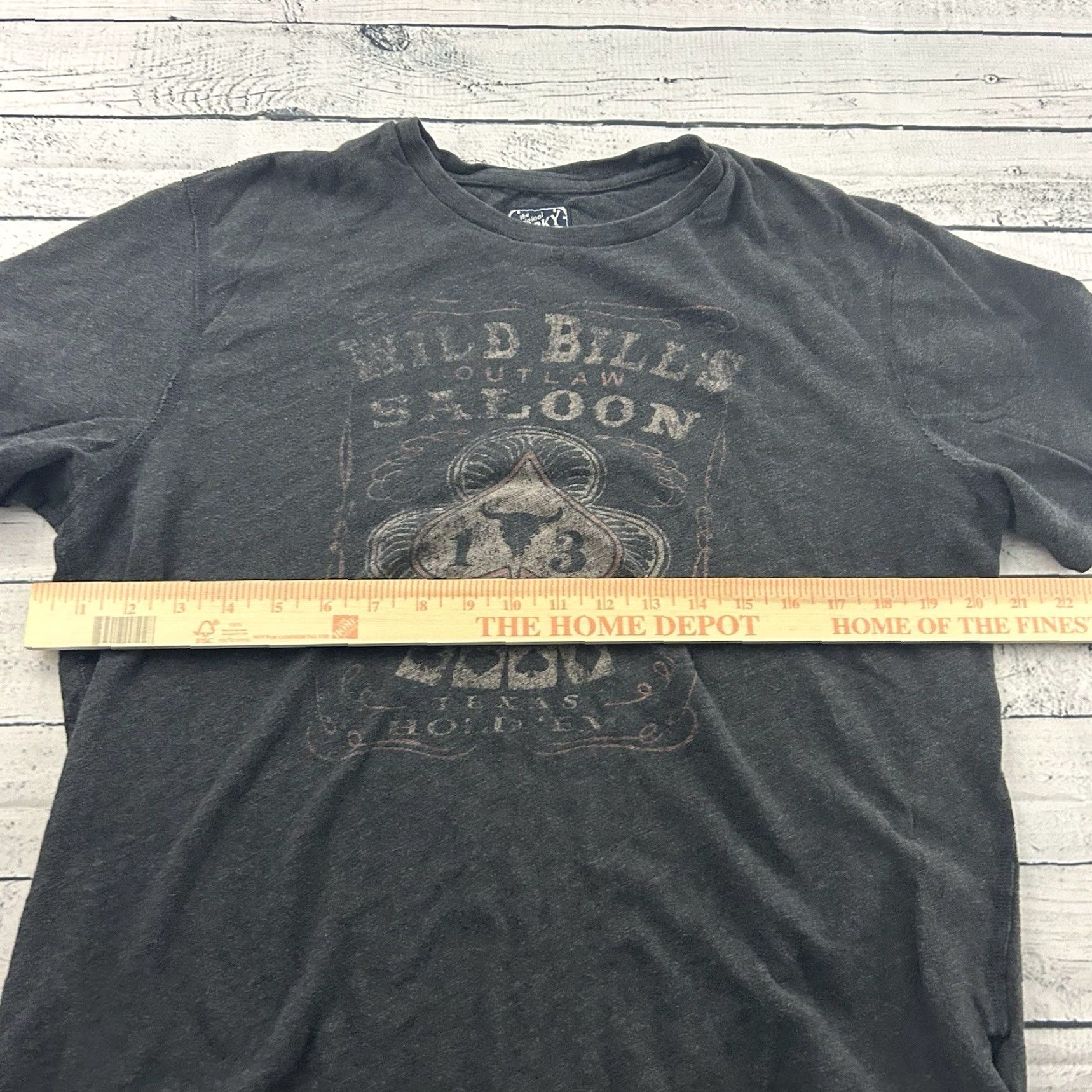 Lucky Brand VINTAGE Lucky Brand T-Shirt Men's Large Gray Short Sleeve Cowboys Bill Texas Hold 'Em Modern Crew Neck Shirt Size US L / EU 52-54 / 3 - 5 Thumbnail