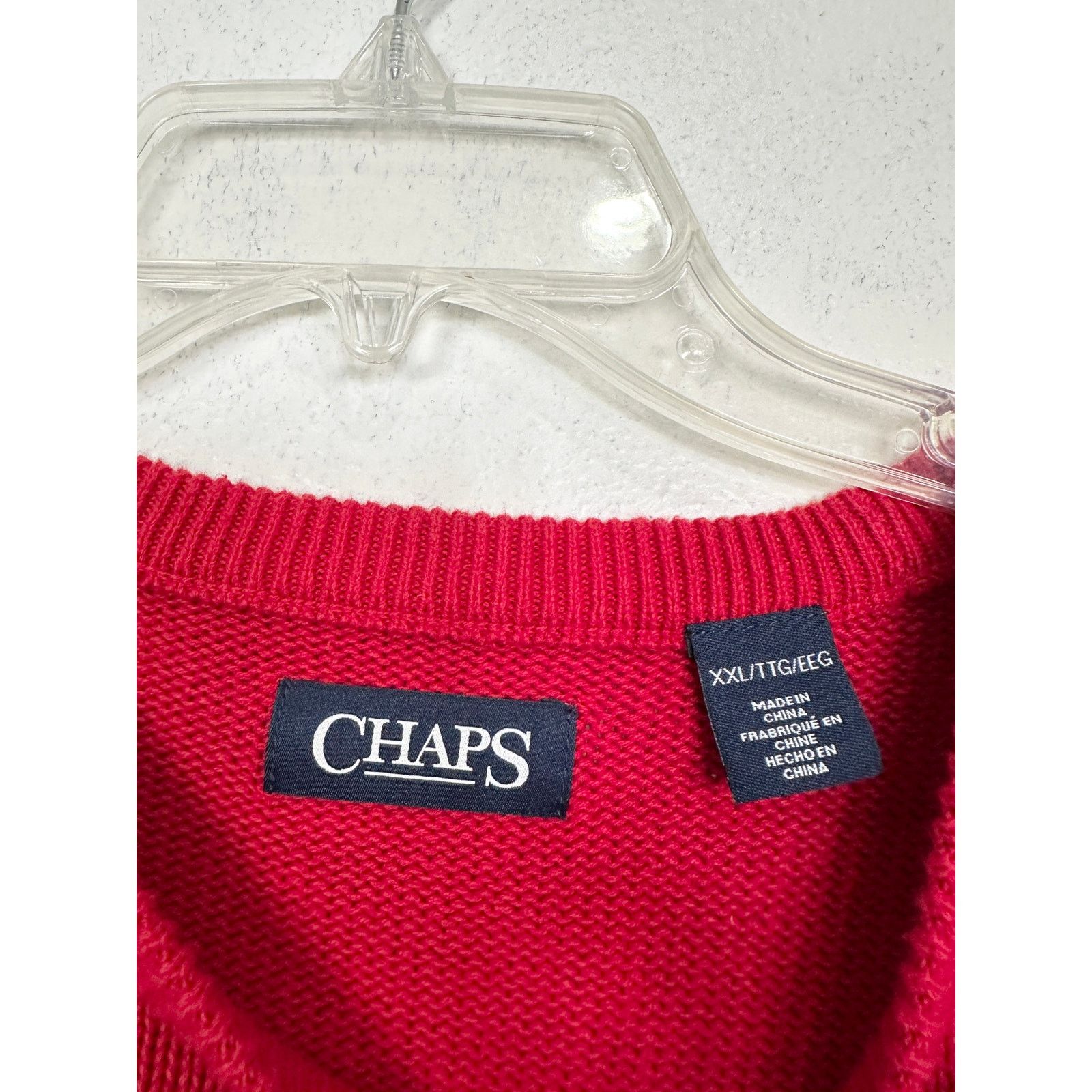 Chaps Y2K Chunky Cotton Chaps Sweater Men's XXL Size US XXL / EU 58 / 5 - 4 Thumbnail