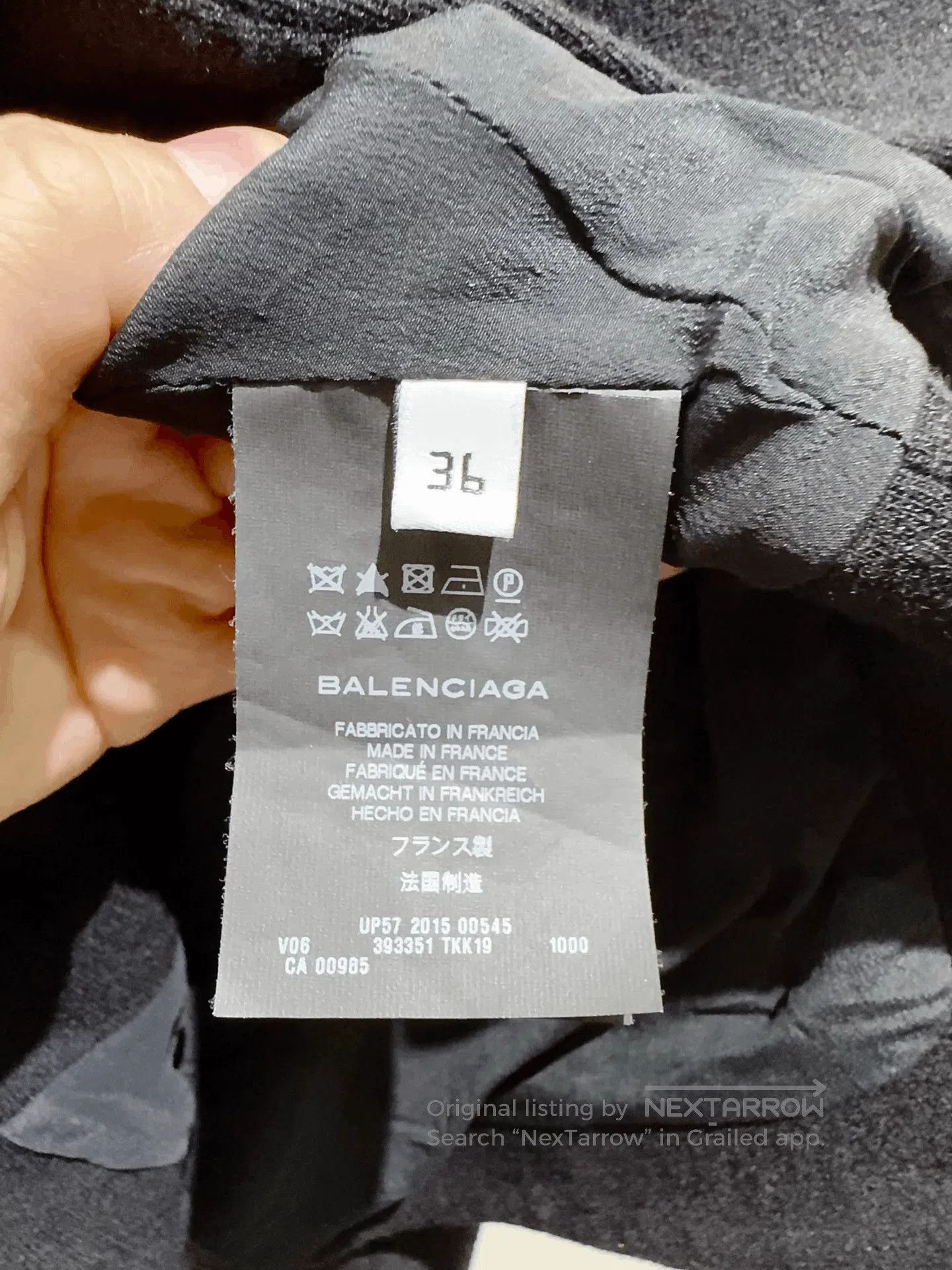 Balenciaga Balenciaga Black Wool Coat. Size XS / US 0-2 / IT 36-38 - 3 Thumbnail