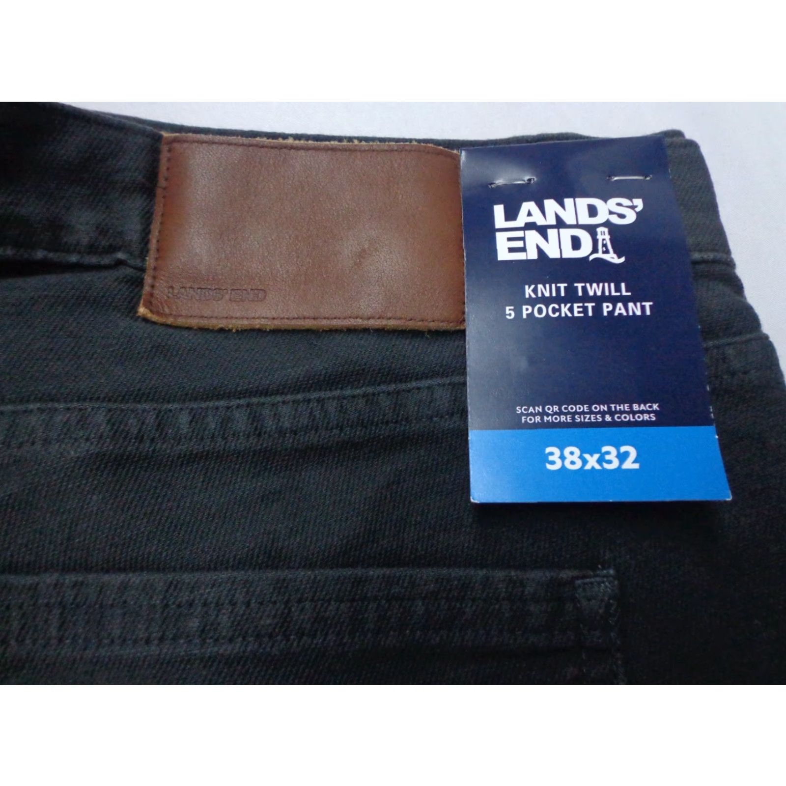 Lands' End Lands' End Knit Twill 5 Pocket Pants Mens 38X32 Charcoal NWT Size US 38 / EU 54 - 2 Thumbnail