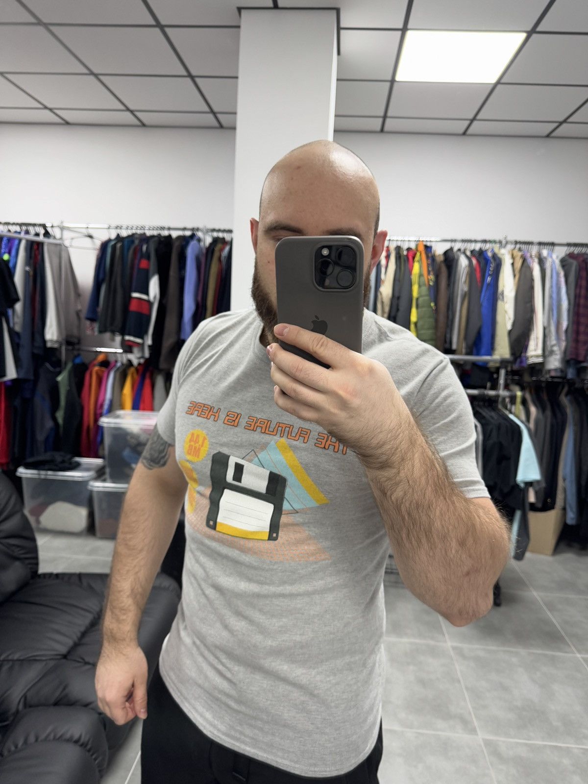 Other Floppy Disc The Future Is Here 1.44mb T-Shirt Size M Size US M / EU 48-50 / 2 - 2 Thumbnail
