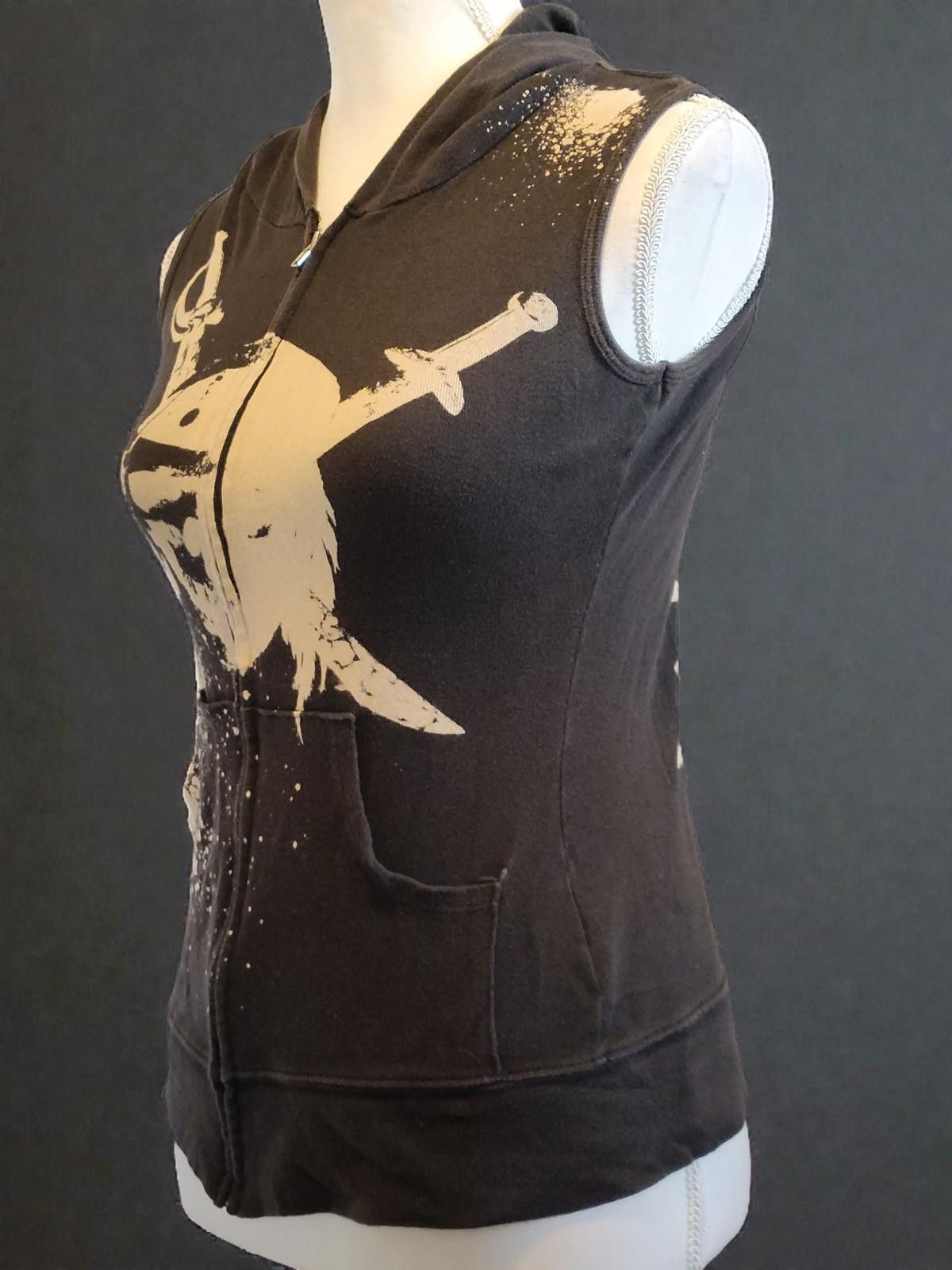 Disney Disney Pirates of the Caribbean Sleeveless Hoodie Size Small Size S / US 4 / IT 40 - 5 Thumbnail