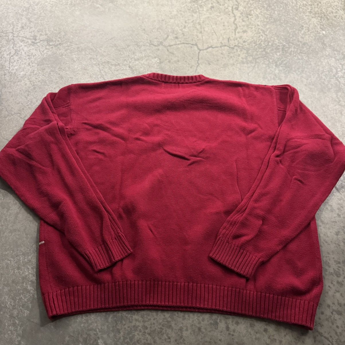 Bill Blass Vintage 90s Y2K Bill Blass Red Knit Sweater Size XL Retro Size US XL / EU 56 / 4 - 3 Thumbnail