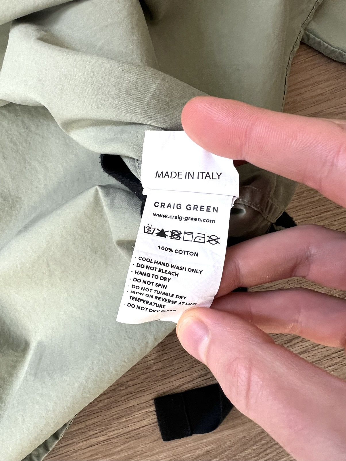 Craig Green Craig Green Worker Shirt Military Acid Cotton Poplin M Size US M / EU 48-50 / 2 - 5 Thumbnail