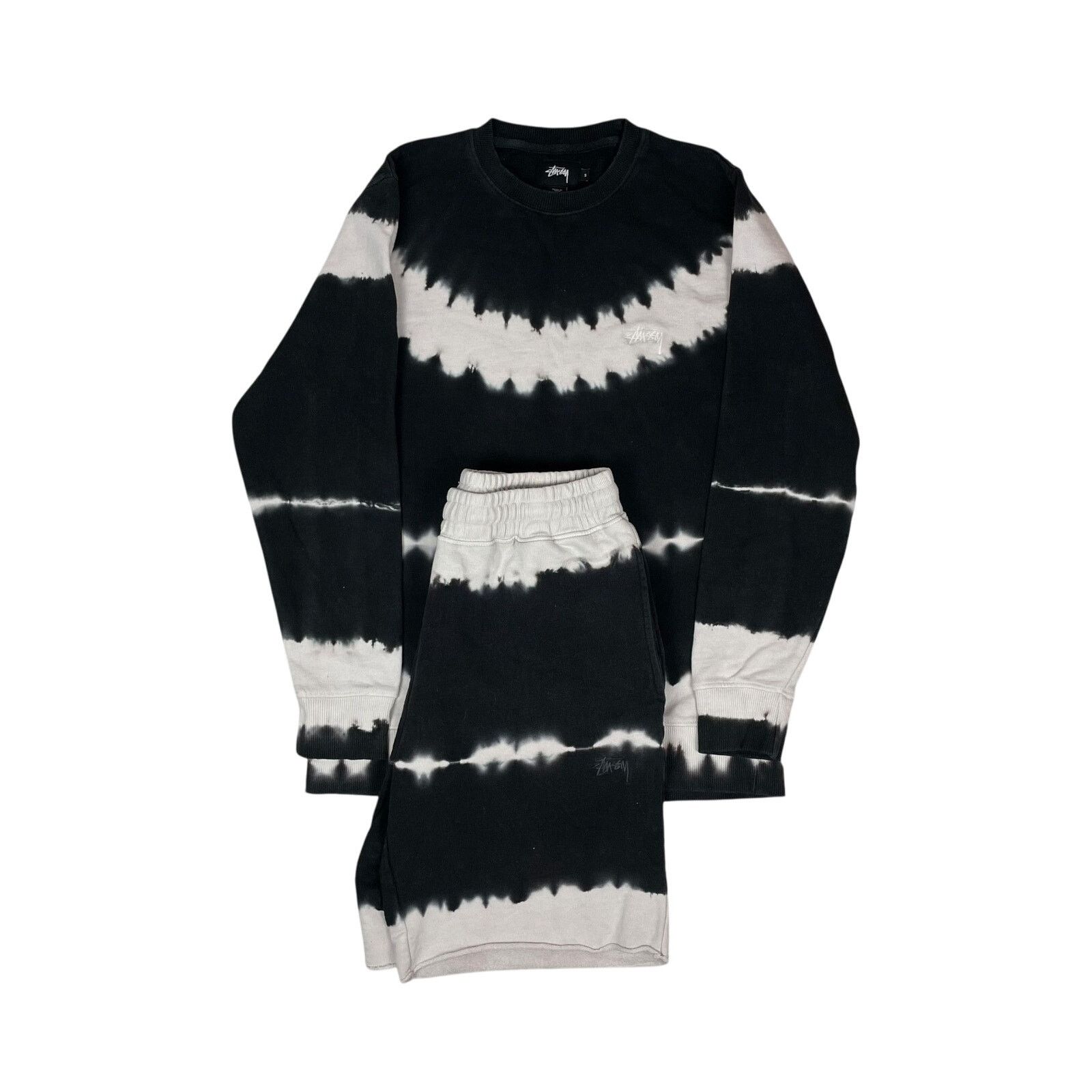 Stussy Stussy Black Cotton Stripe set Sweatshirt and Shorts Small Size US S / EU 44-46 / 1 - 1 Thumbnail