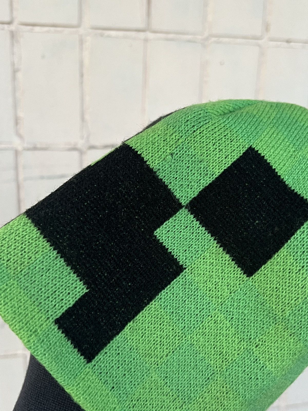 Vintage Y2K Minecraft Creeper Winter Hat Vintage Cap Y2K Japan Size ONE SIZE - 11 Thumbnail