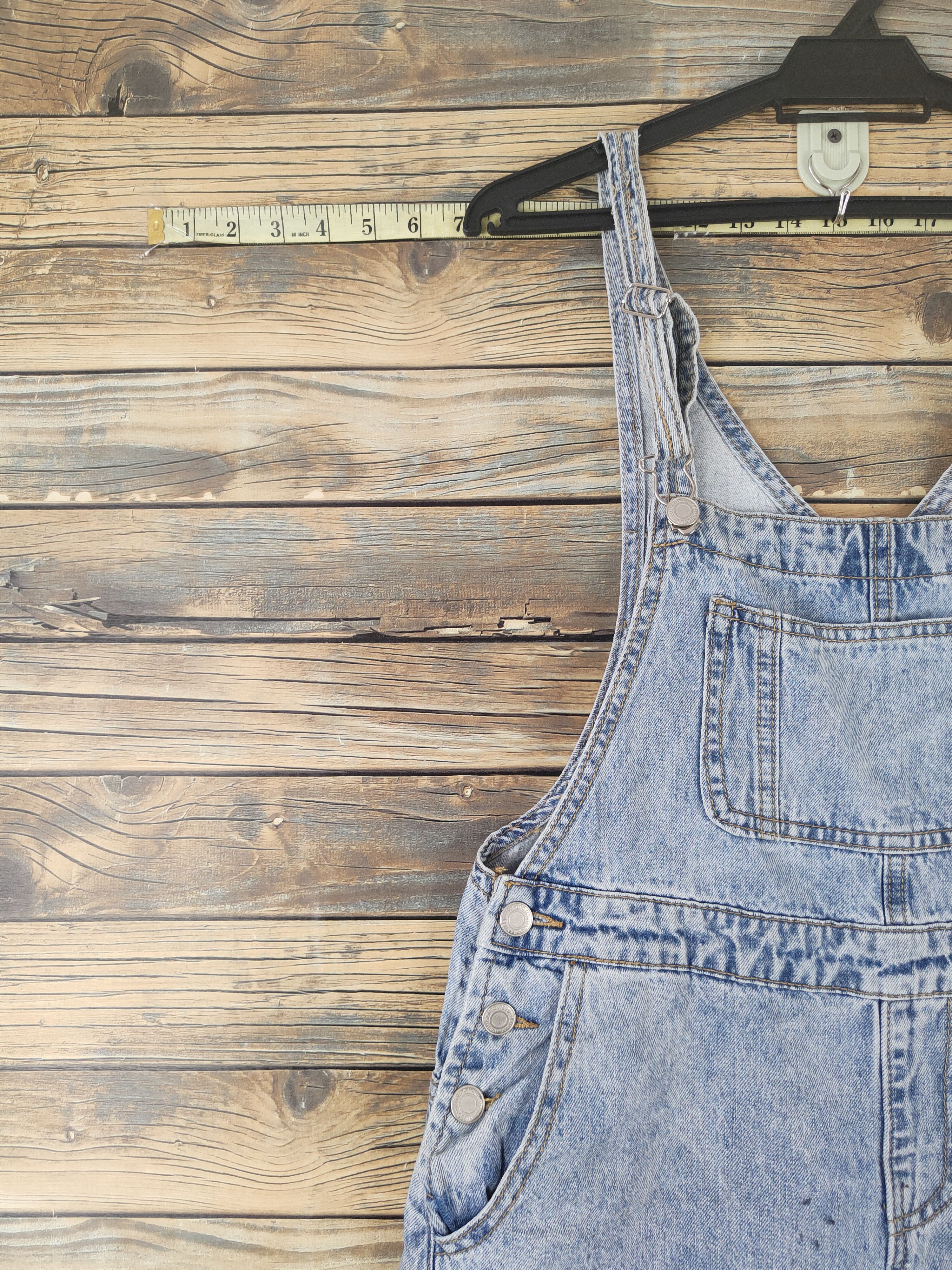 Japanese Brand × Vintage Streetwear Vintage Japan Brand Light Blue Denim Jumpsuits Size 34" / US 12 / IT 48 - 3 Thumbnail