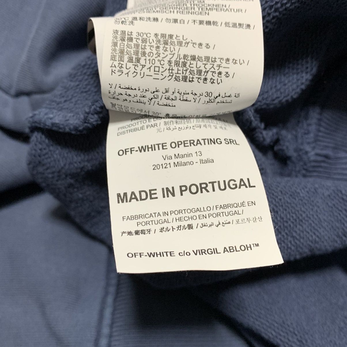 Off-White Off White Small Hardcore Caravaggio Indio Blue Sweater Size US S / EU 44-46 / 1 - 11 Thumbnail