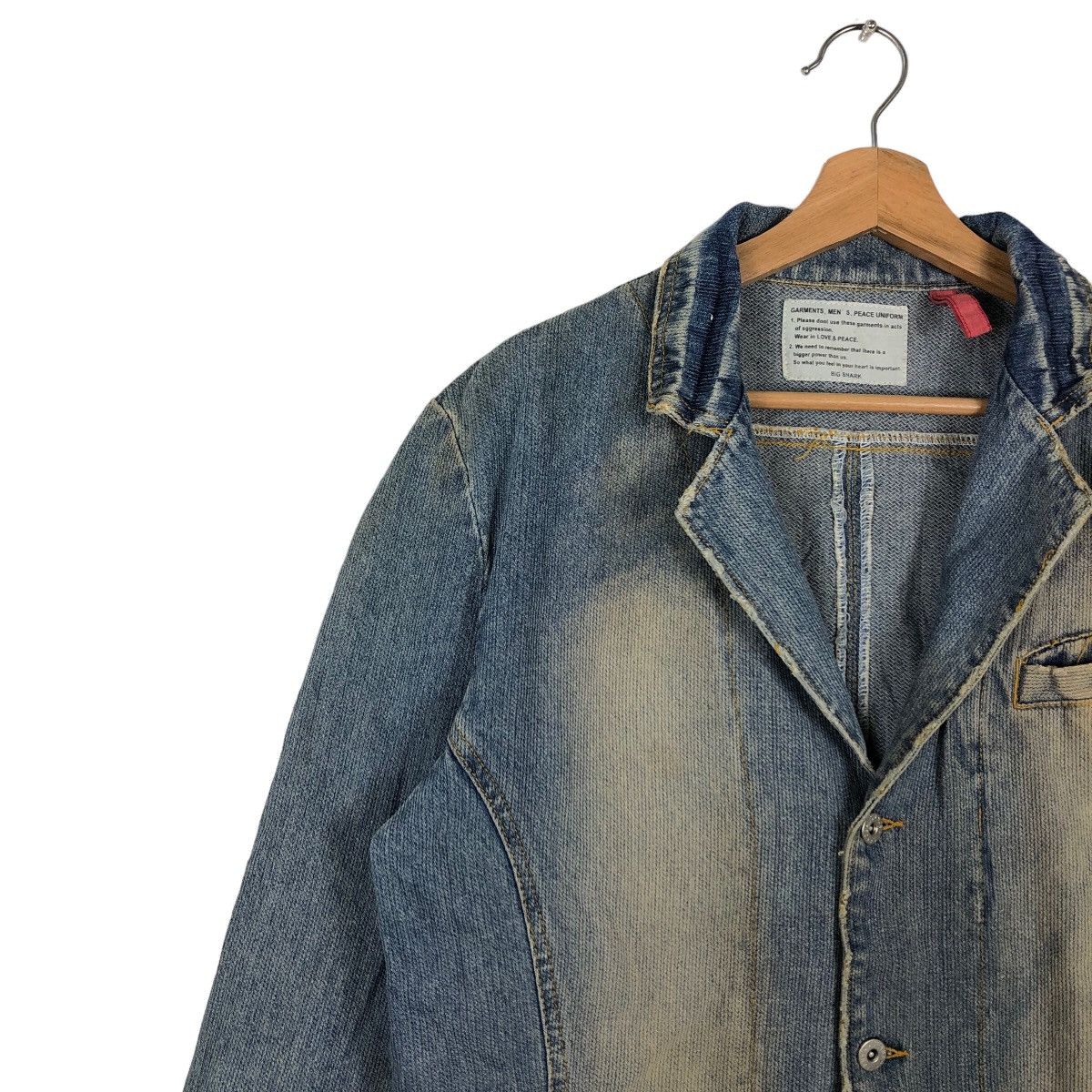 Blue Blue Japan 🔥90’s Hikory Chore Jacket Big Shark Blue Blue Japan Design Size US M / EU 48-50 / 2 - 7 Thumbnail