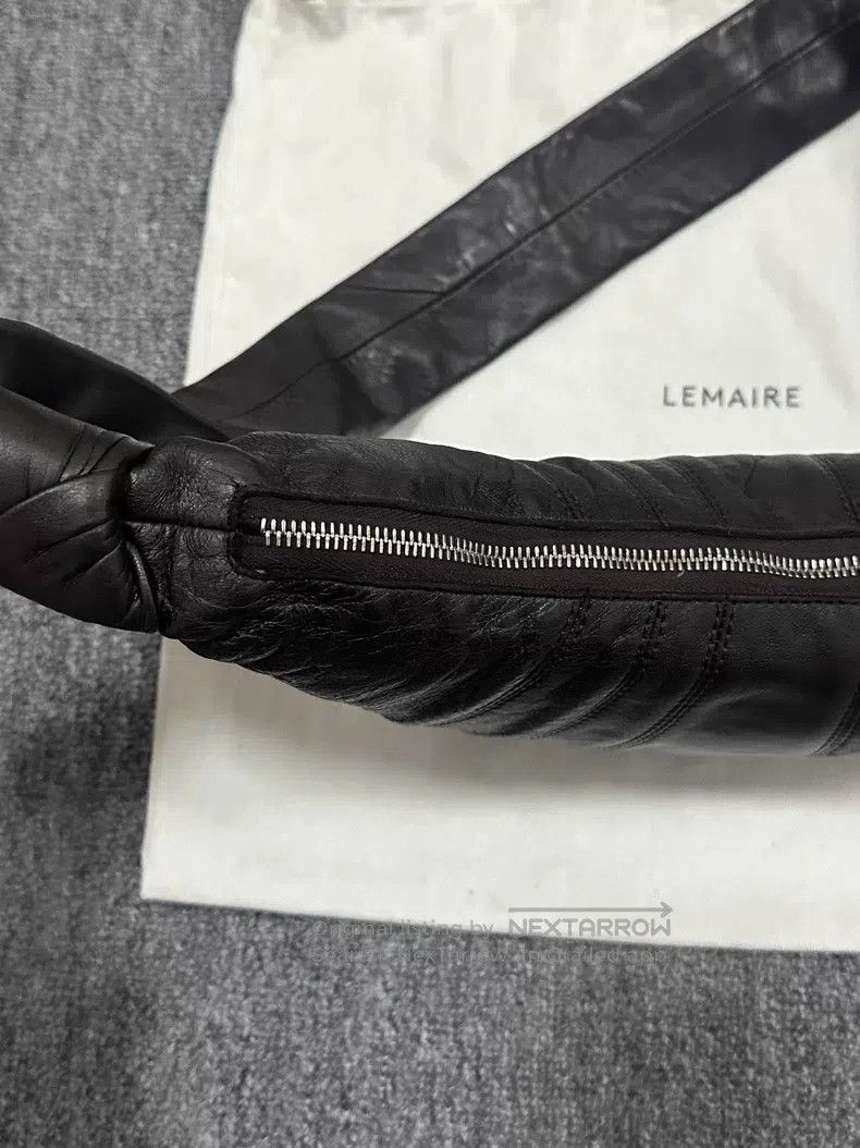 Lemaire LEMAIRE Dark Chocolate Brown Leather Horn Bag Size ONE SIZE - 6 Thumbnail