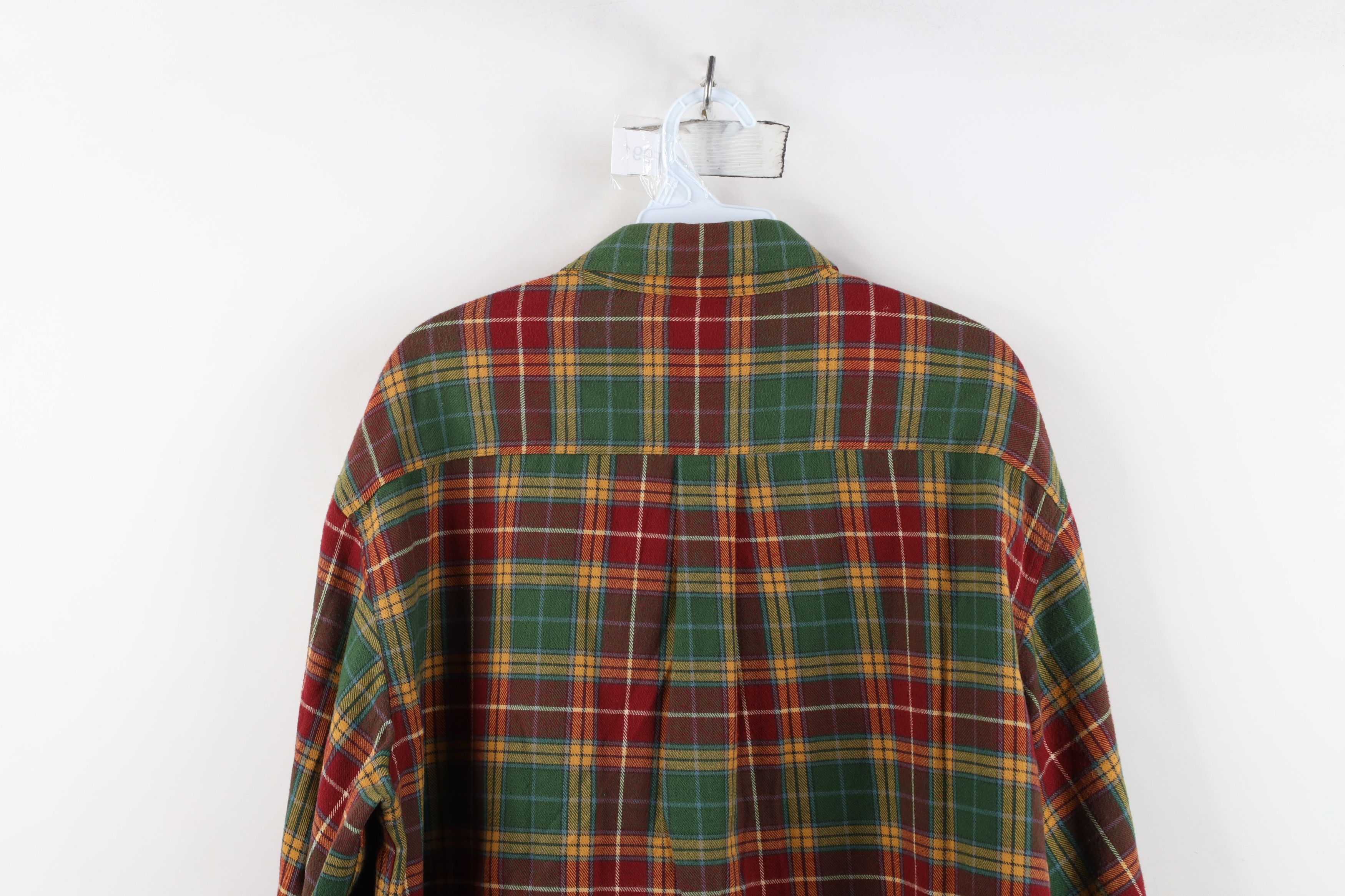 L.L. Bean Vintage LL Bean Flannel Collared Button Down Shirt Plaid Size US L / EU 52-54 / 3 - 14 Thumbnail