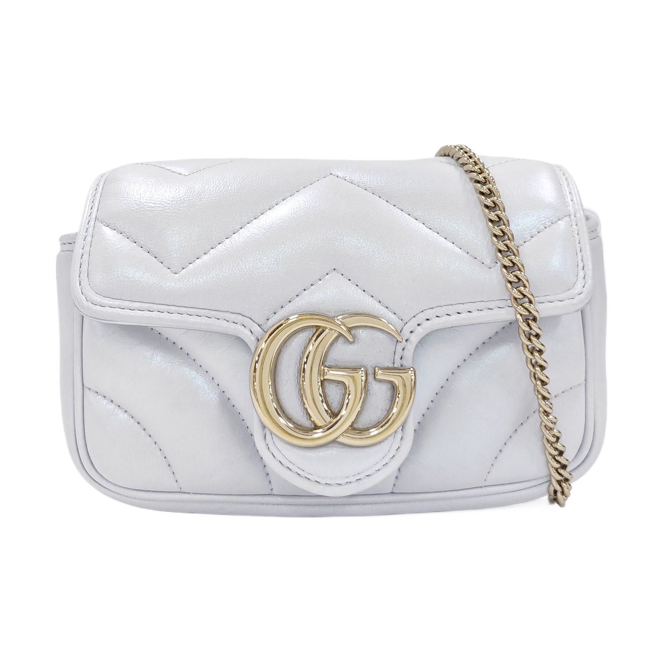 Gucci Gucci GG Marmont Quilted Leather Mini Shoulder Bag Size ONE SIZE - 1 Thumbnail