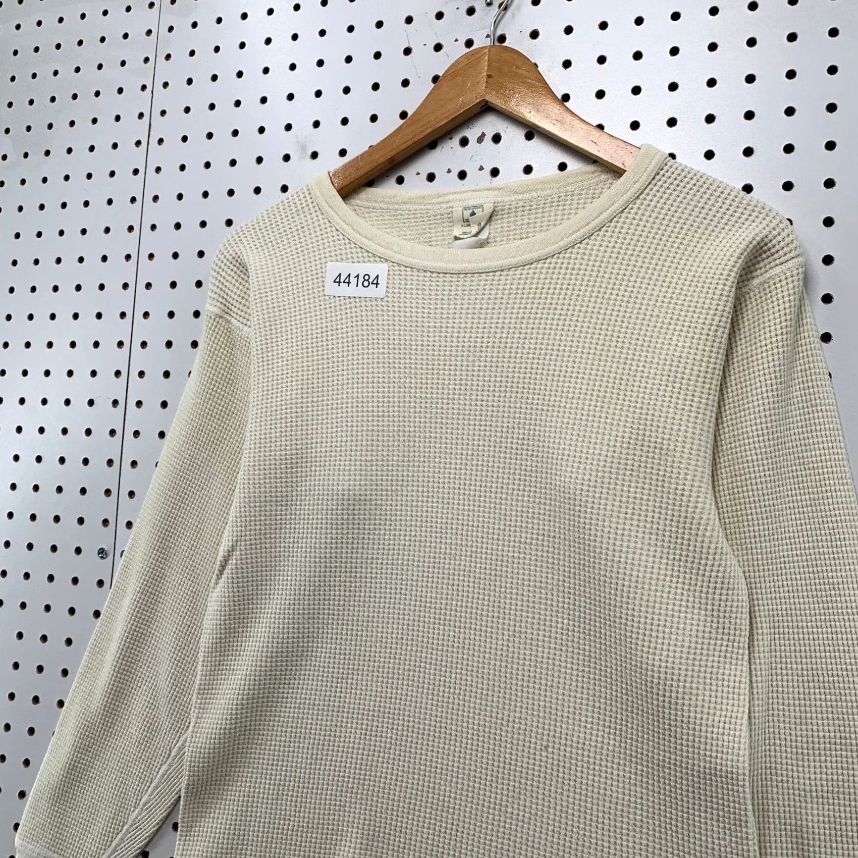 Vintage Northwest Territory Thermal Shirt Mens XL Beige Long Sleeve Waffle Knit Made USA Size US XL / EU 56 / 4 - 4 Thumbnail