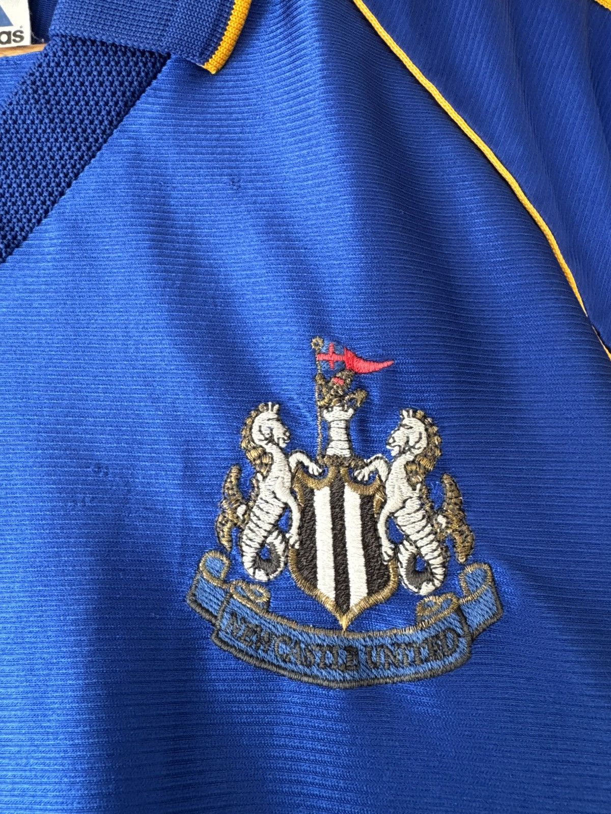 Adidas Vintage Newcastle United 1998-1999 Away Soccer Jersey Shirt Size US XL / EU 56 / 4 - 9 Thumbnail