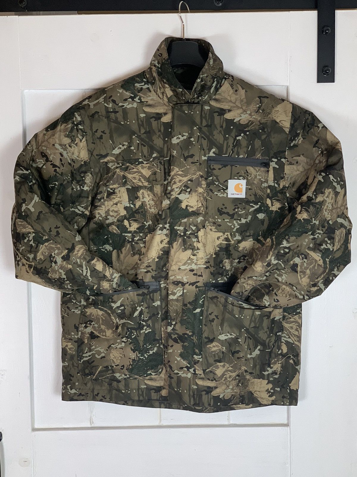 image of Carhartt Gore Tex Michigan Coat L Large in Camo, Men's