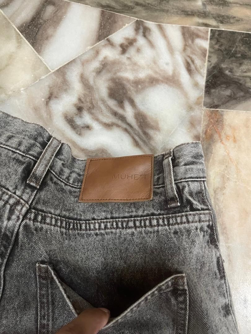 Japanese Brand MUHE.T Baggy Distressed Denim Balenciaga Style Size 27" / US 4 / IT 40 - 13 Thumbnail