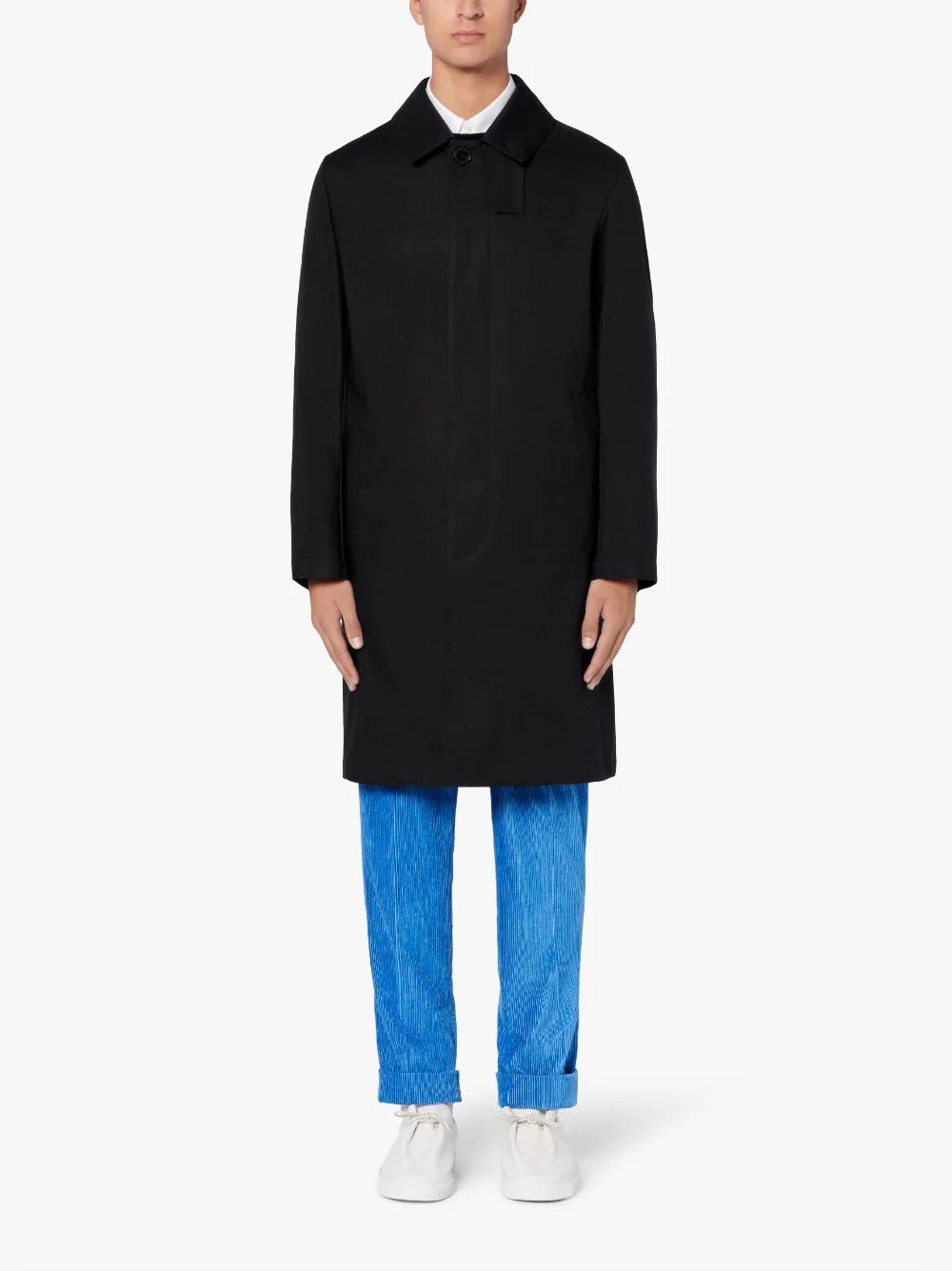 Mackintosh MACKINTOSH Manchester black regular fit cotton coat Size US M / EU 48-50 / 2 - 2 Thumbnail