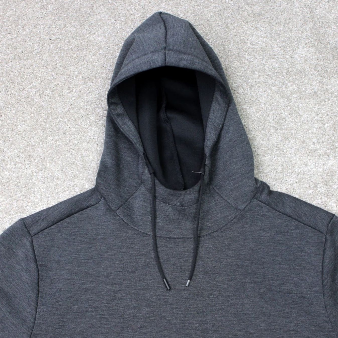 Vintage Skora Hoodie Mens Large Gray Qwick Dry Stretch Hooded Sweatshirt Pullover Size US L / EU 52-54 / 3 - 3 Thumbnail