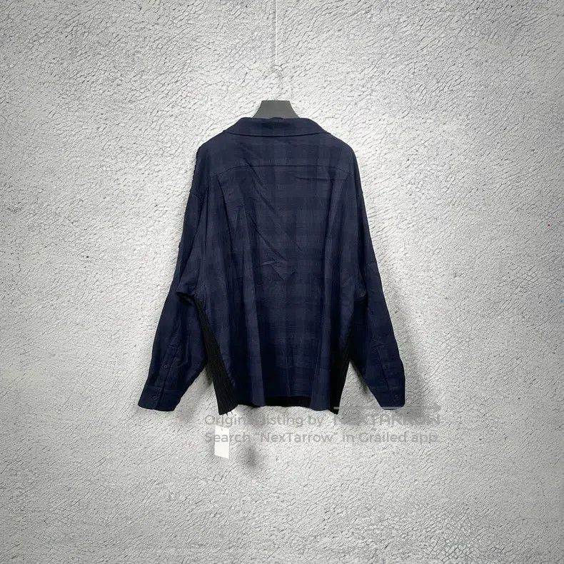 Balenciaga Patchwork Flannel Knitted Sweater