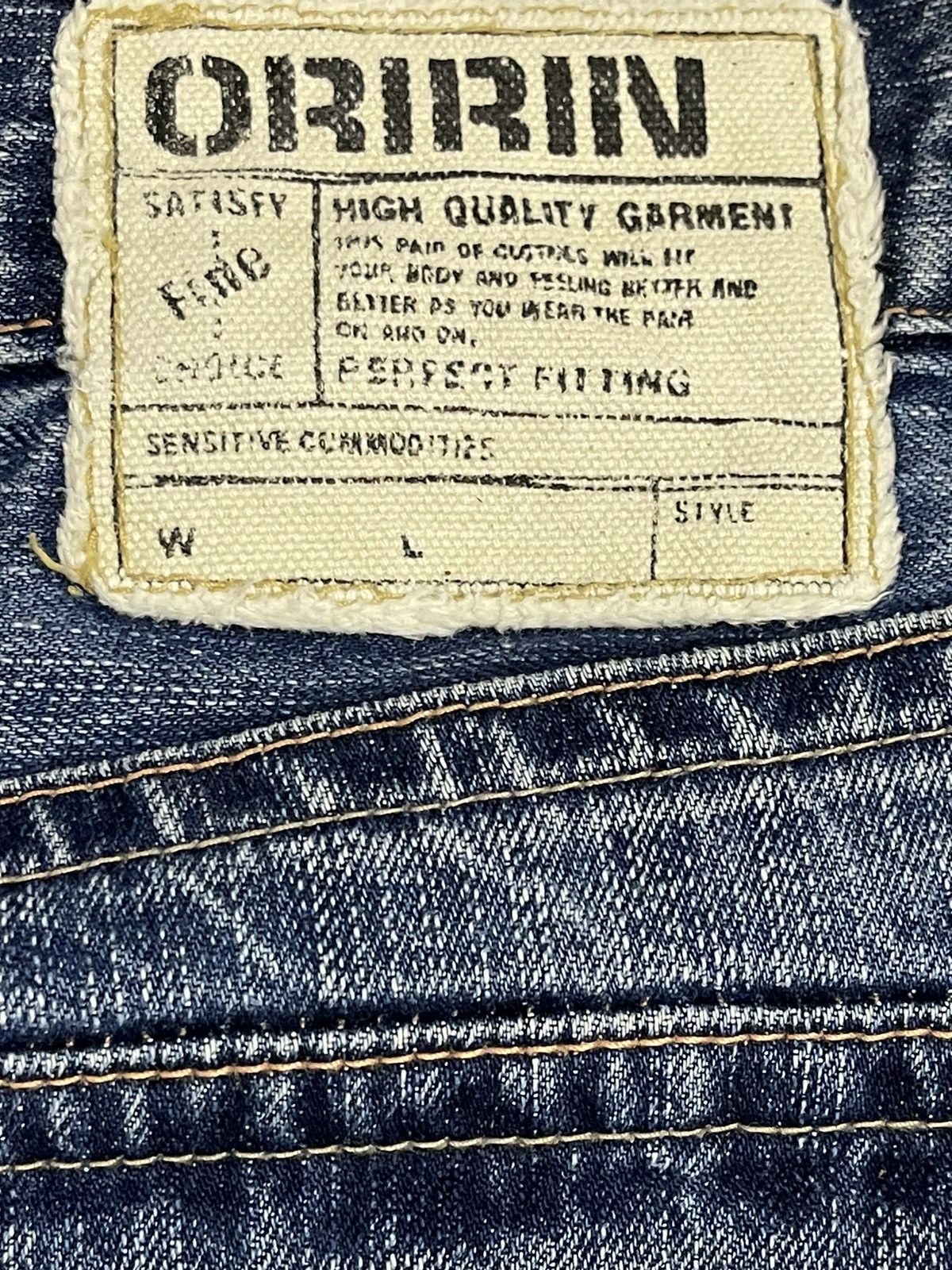 Jun Takahashi Vintage Japanese Brand Blue Faded Wash Style Loose Jeans Size US 34 / EU 50 - 9 Thumbnail