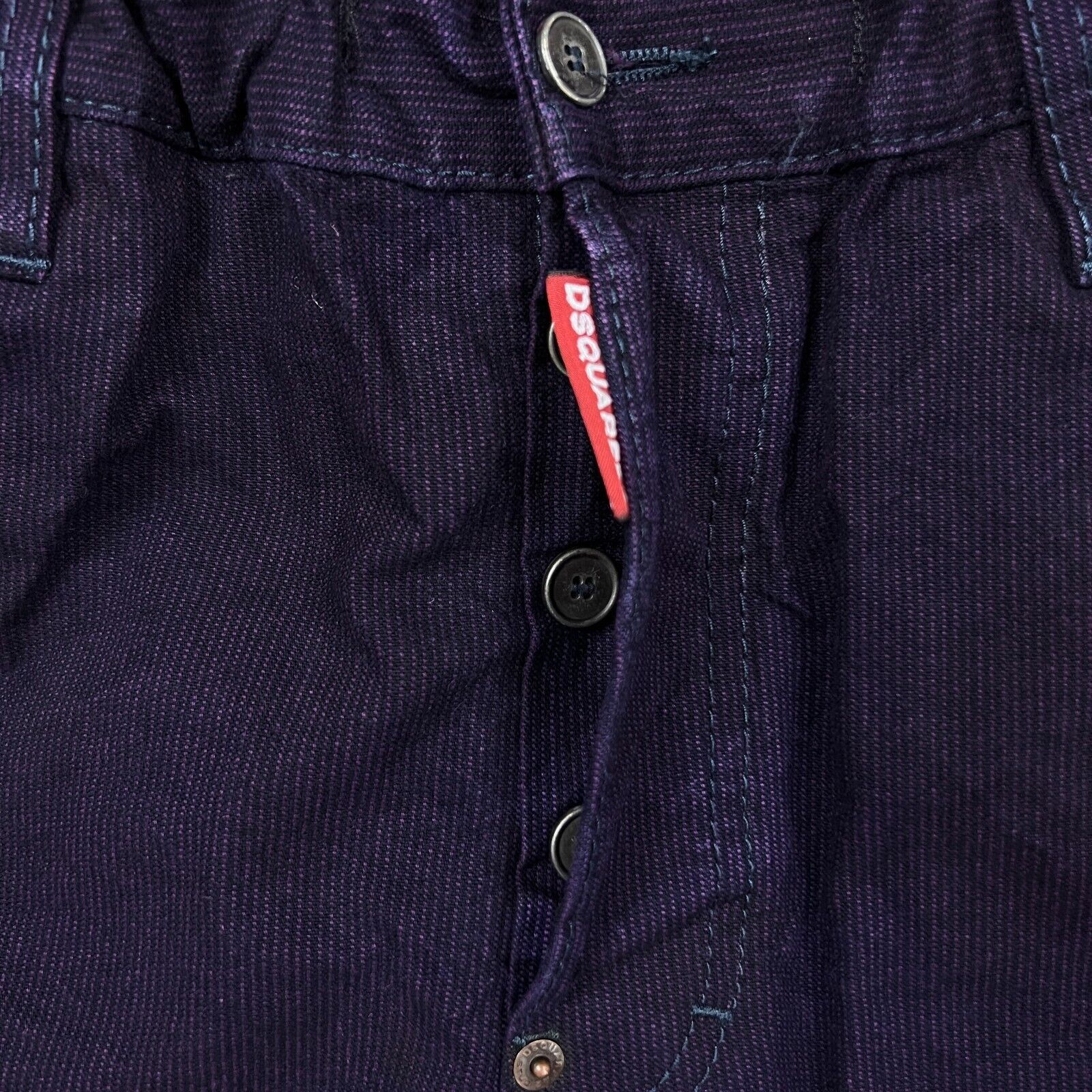 Designer × Dsquared2 Dsquared2 Workwear Jean 30x26 DSQ2 Hemmed Leg Casual Trouser Size US 30 / EU 46 - 4 Thumbnail