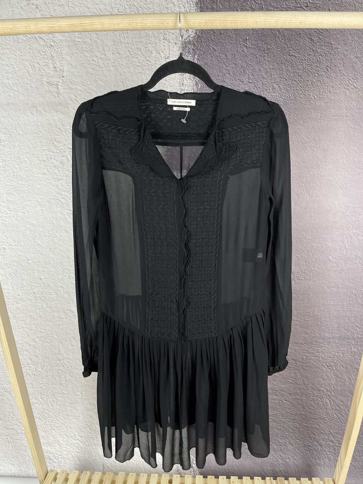 Isabel Marant Isabel Marant Etoile black dress lace Size XS / US 0-2 / IT 36-38 - 1 Thumbnail