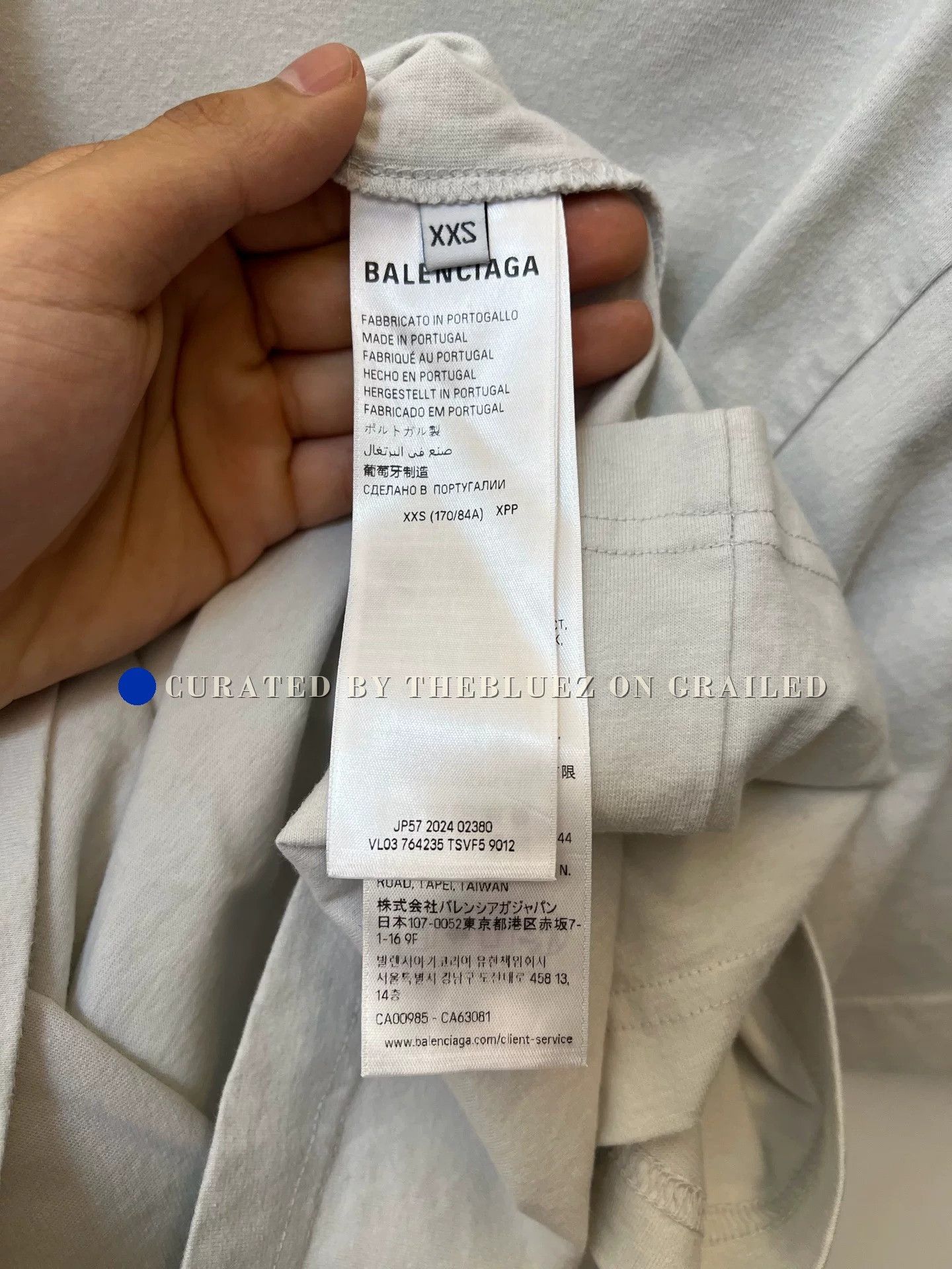 Balenciaga Balenciaga SS25 Men's Graphic T-Shirt Size US XXS / EU 40 - 4 Thumbnail