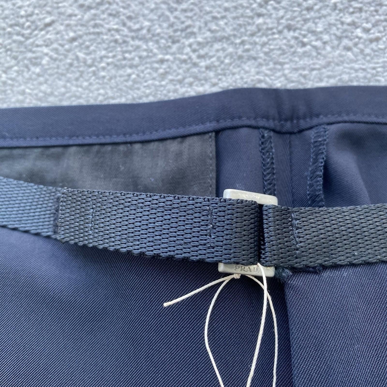 Prada Prada Men’s Technical Backzip Utility Trousers Size 46 Navy Size US 30 / EU 46 - 3 Thumbnail