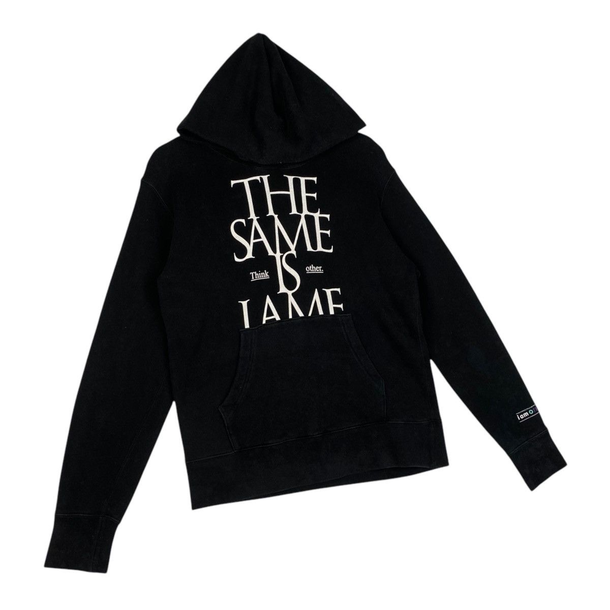 Uniqlo × Vintage Vintage Uniqlo Hoodie Embroidered Sweatshirt Black Size US S / EU 44-46 / 1 - 3 Thumbnail
