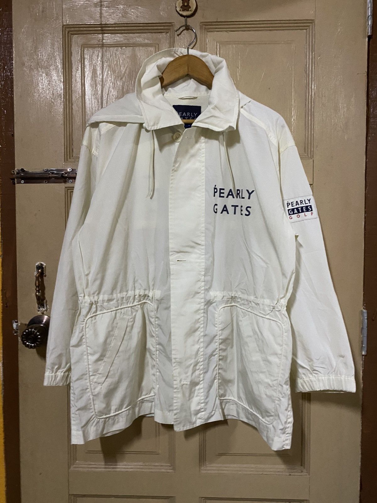 Vintage Vintage Pearly Gates Golf Hooded Jacket White Japan Style Size US S / EU 44-46 / 1 - 3 Thumbnail