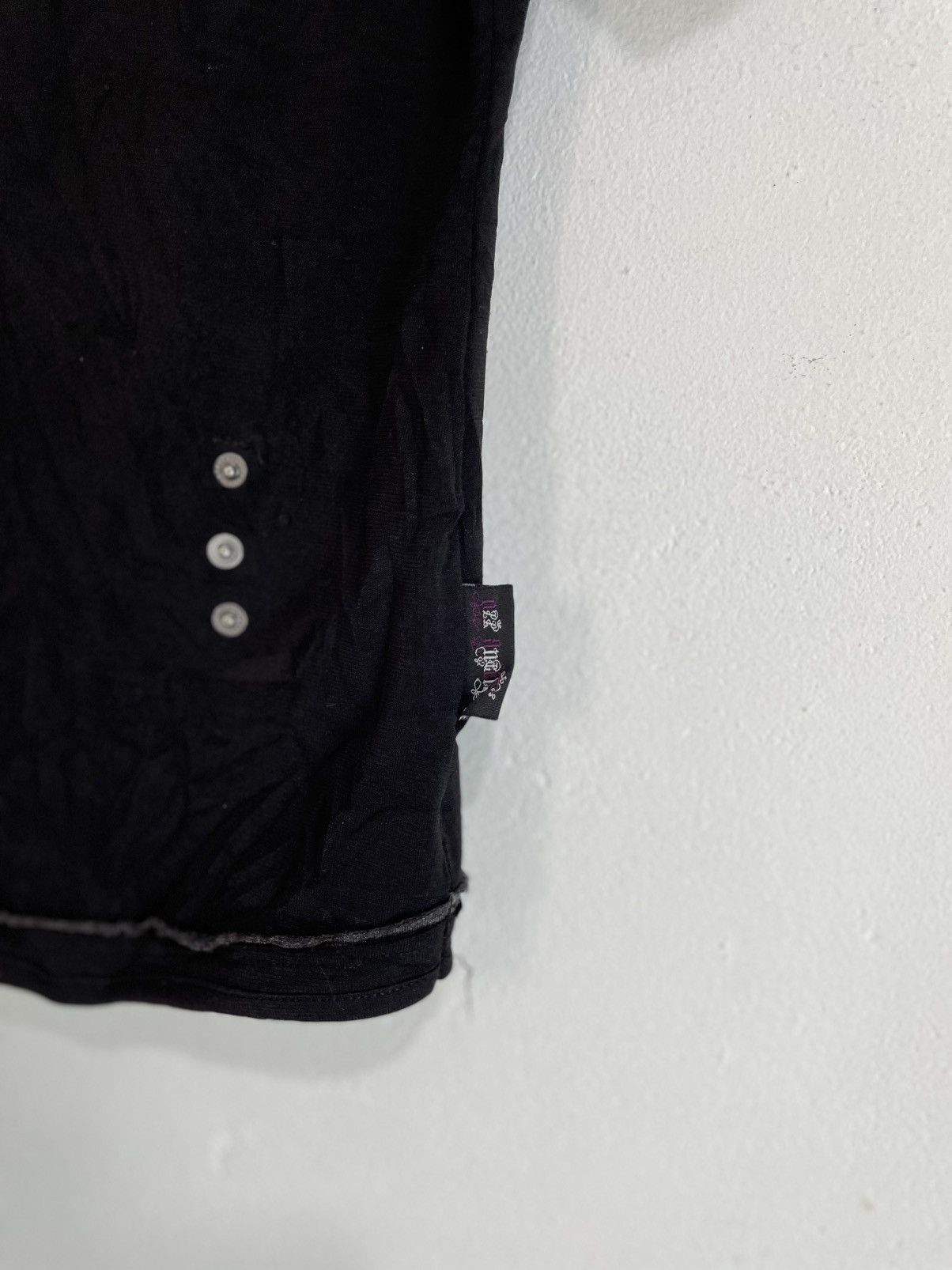 If Six Was Nine Sick Ozz Angelo Studded Poem Gothic Punks Rock Tees Top Size S / US 4 / IT 40 - 6 Thumbnail