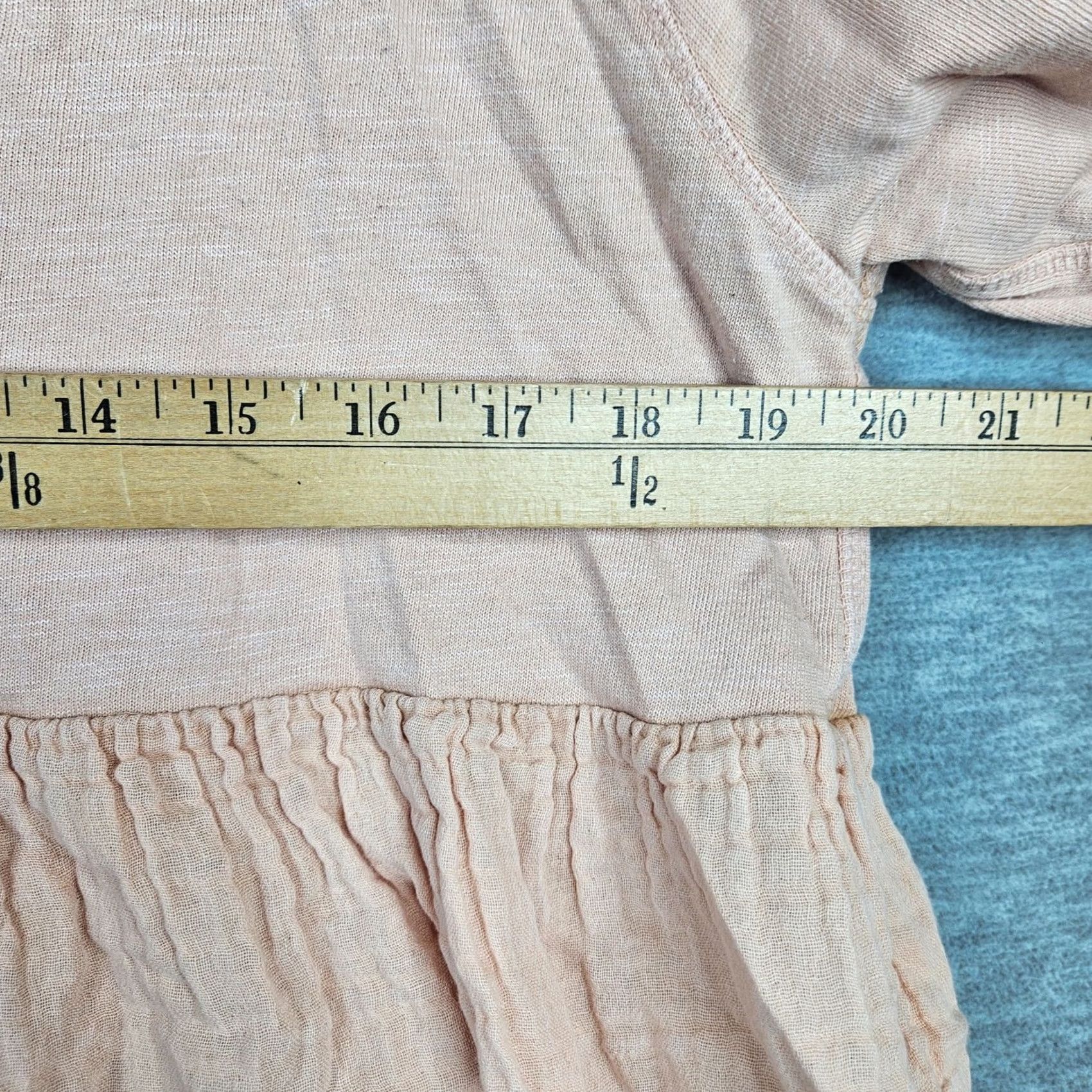 Free People Free People Sweet Jane Pink Tie V-Neck Long Sleeve Sweatshirt Top Size S Womens Blouse Pink Tie V-Neck Long Sleeve Casual Shirt - 400 Size S / US 4 / IT 40 - 5 Thumbnail