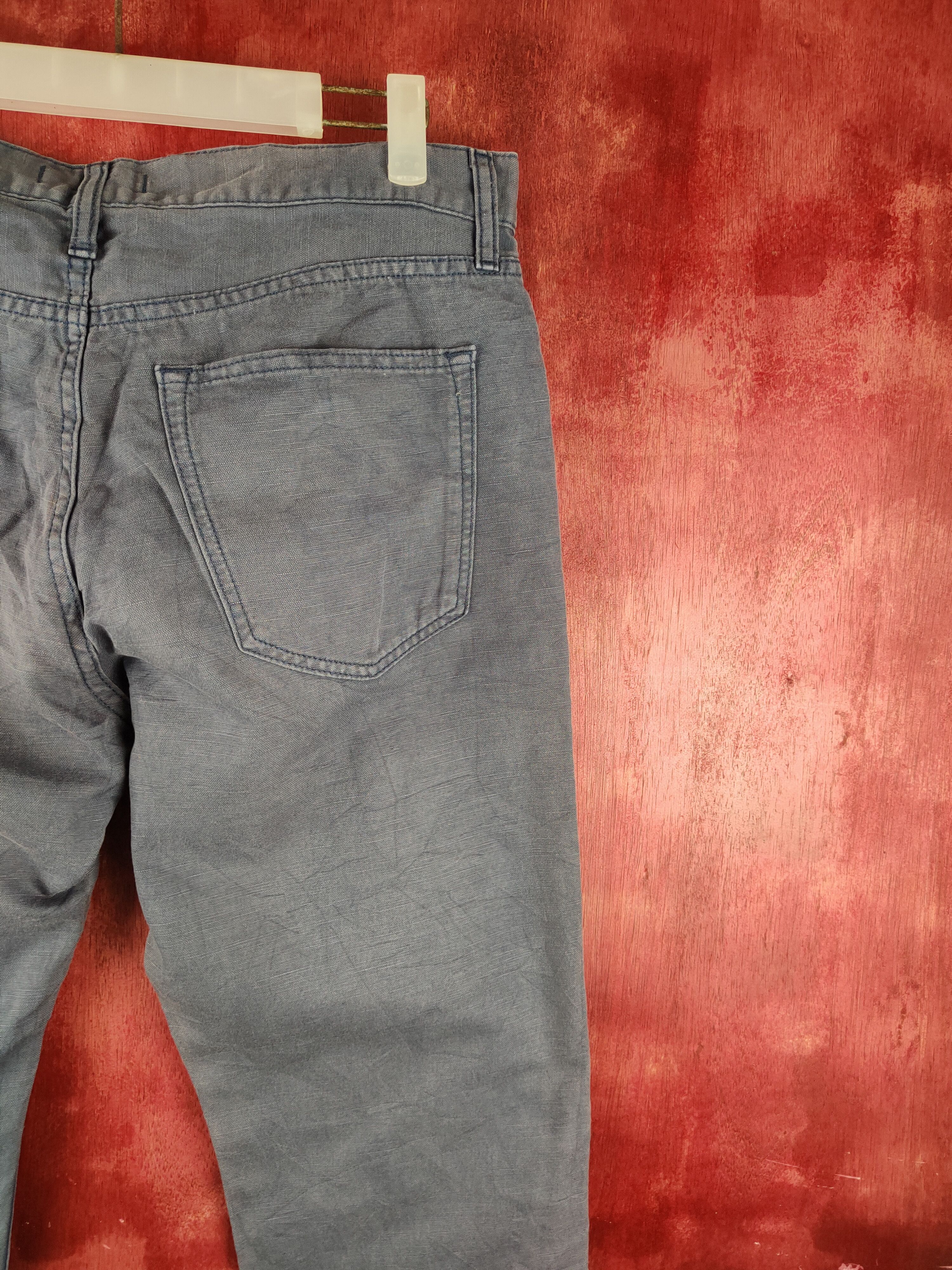 Uniqlo VINTAGE Japanese faded blue Trousers Casual Pants N#S2929 Size US 33 - 10 Thumbnail