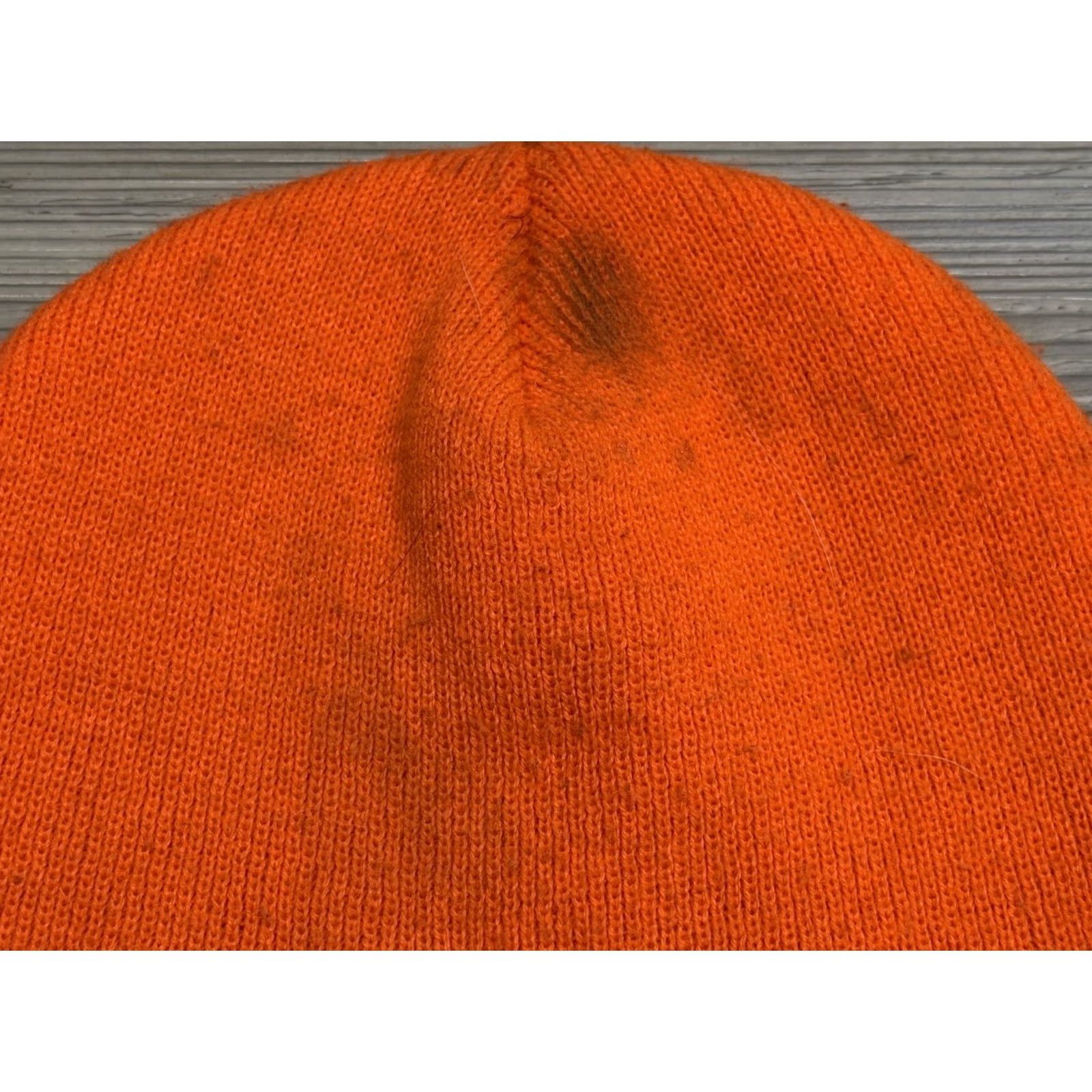 Vintage VINTAGE Detroit Fire Department Beanie Embroidered Blaze Orange Knit Winter Cap Unisex Adults One Size Stretch Fit Men Women Mens Womens Size 44L - 5 Thumbnail