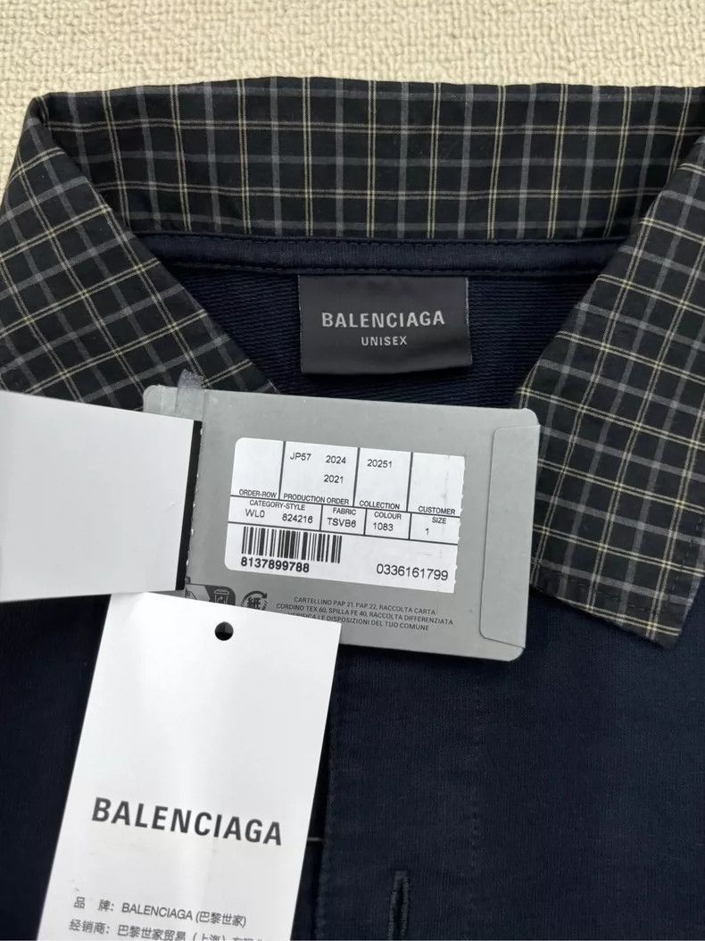 Balenciaga Balenciaga Long Sleeve Polo Shirt SS25-2505 Size US S / EU 44-46 / 1 - 3 Thumbnail