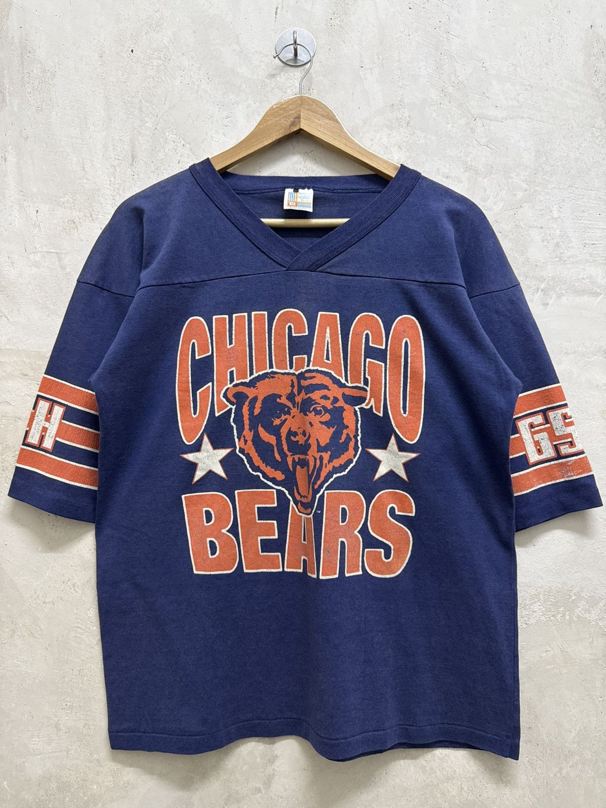 NFL Vintage 90s Chicago Bears NFL Sun Faded Tees Size US M / EU 48-50 / 2 - 1 Thumbnail