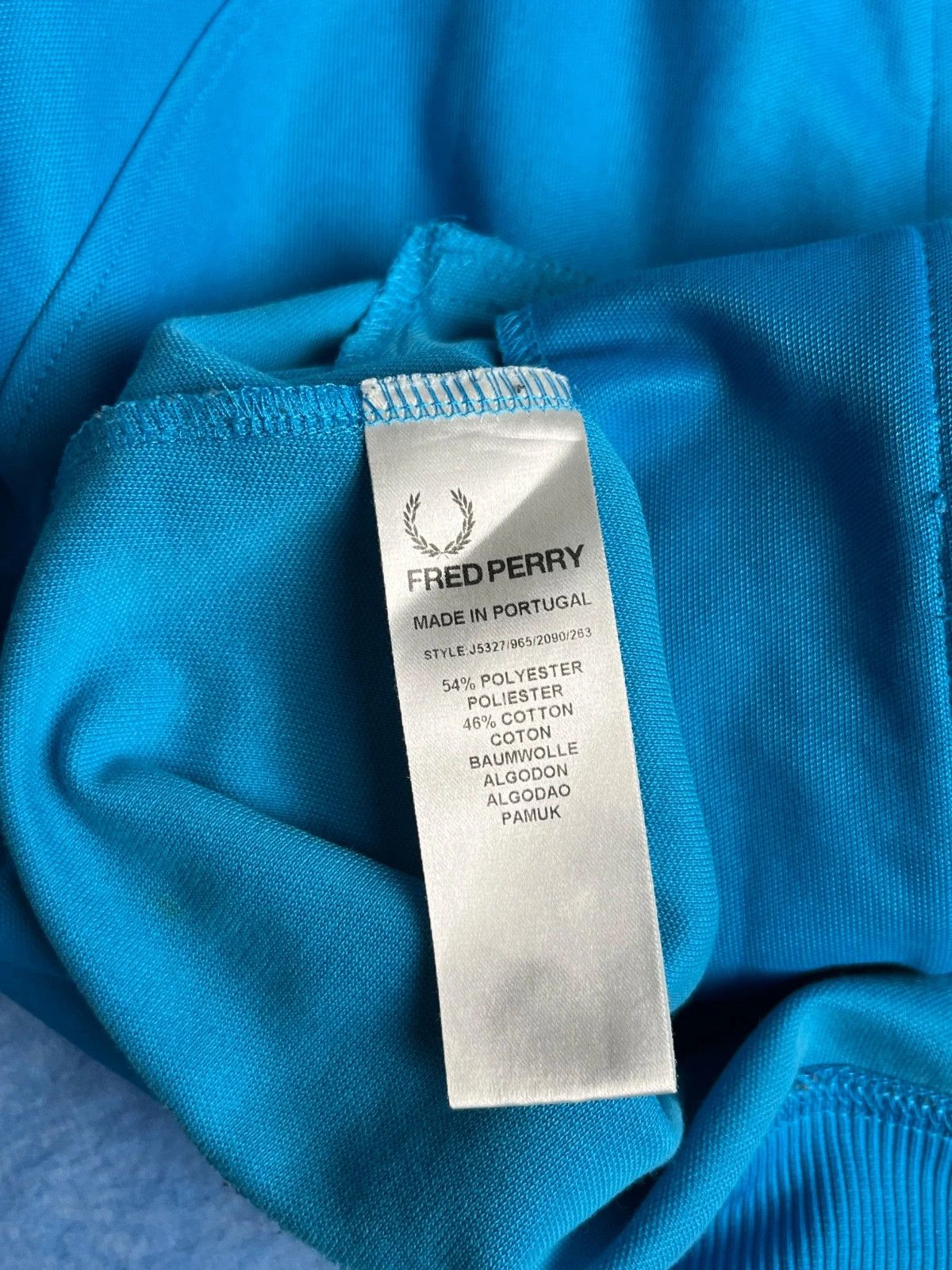 Fred Perry Vintage 00s Fred Perry Blue Tracksuit Casual Portugal y2k Size US M / EU 48-50 / 2 - 9 Thumbnail